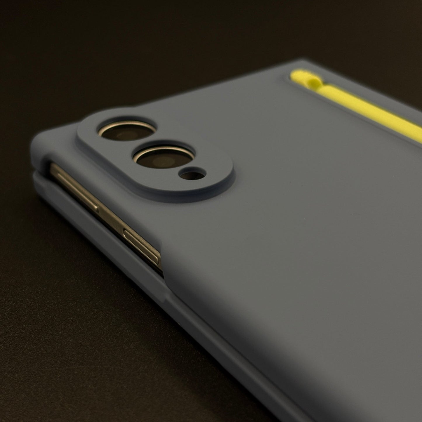 Slim Case with Pen for Samsung Galaxy Z Fold 8 | Soft Matte Finish | Built-In Pen Slot