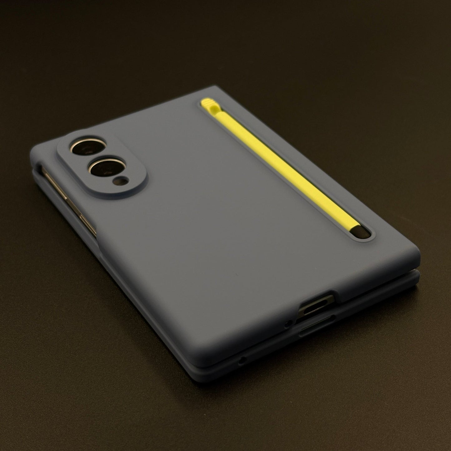 Slim Case with Pen for Samsung Galaxy Z Fold 8 | Soft Matte Finish | Built-In Pen Slot