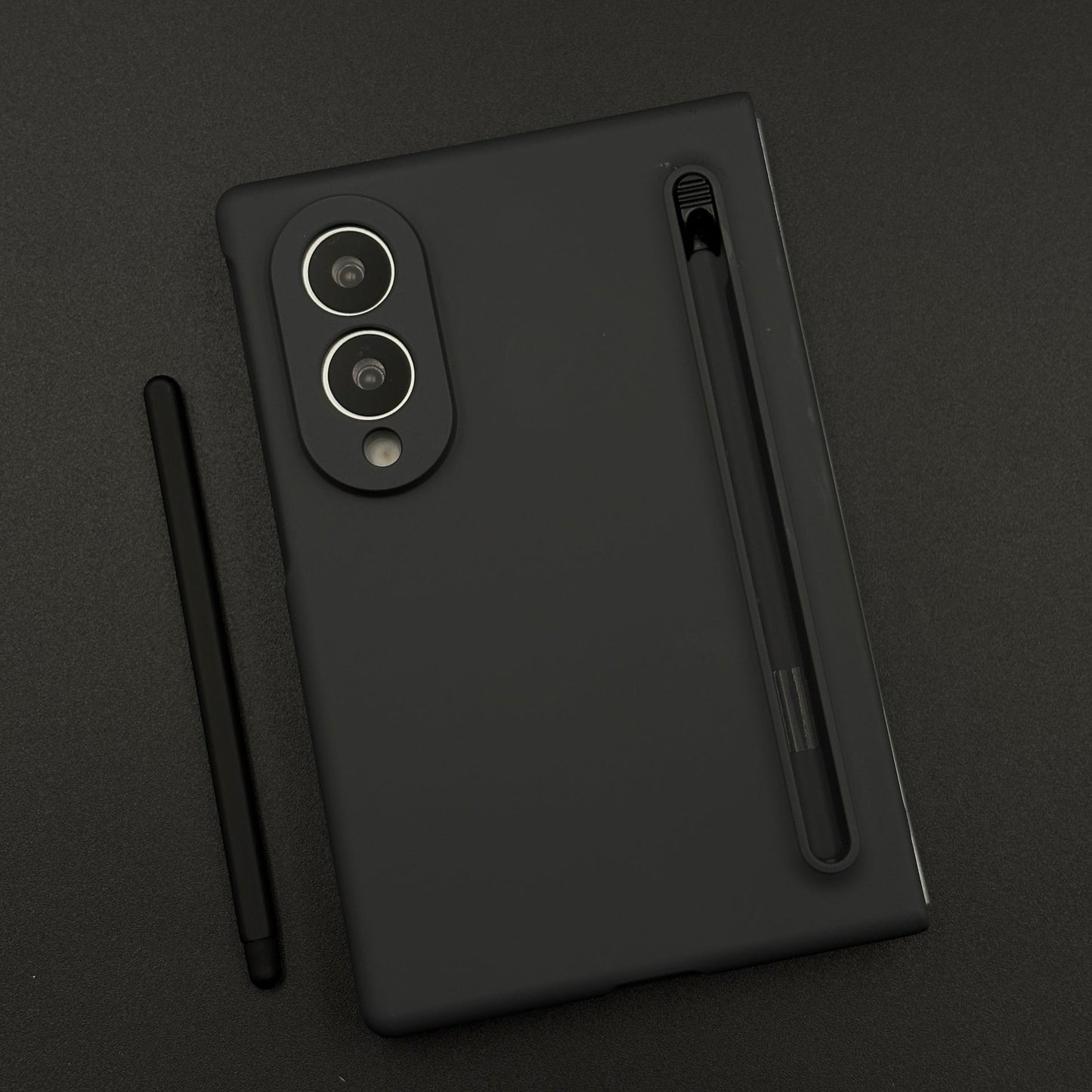 Slim Case with Pen for Samsung Galaxy Z Fold 8 | Soft Matte Finish | Built-In Pen Slot