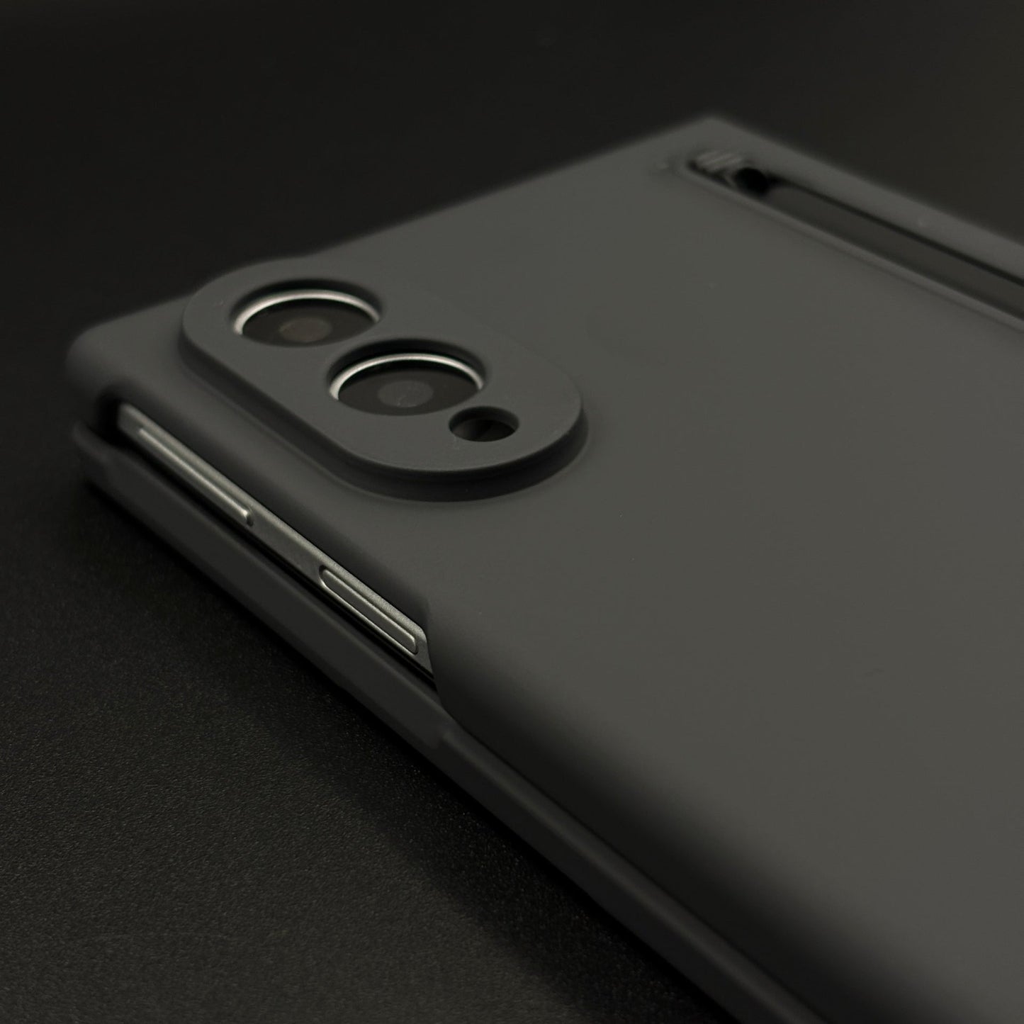 Slim Case with Pen for Samsung Galaxy Z Fold 8 | Soft Matte Finish | Built-In Pen Slot
