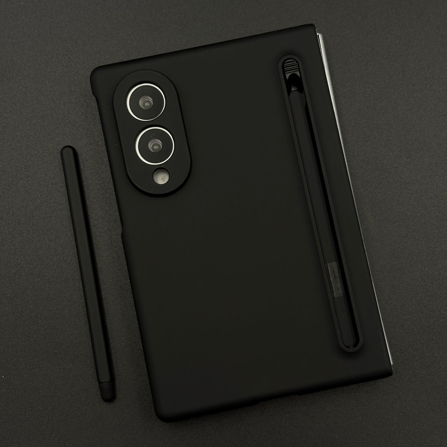 Slim Case with Pen for Samsung Galaxy Z Fold 8 | Soft Matte Finish | Built-In Pen Slot
