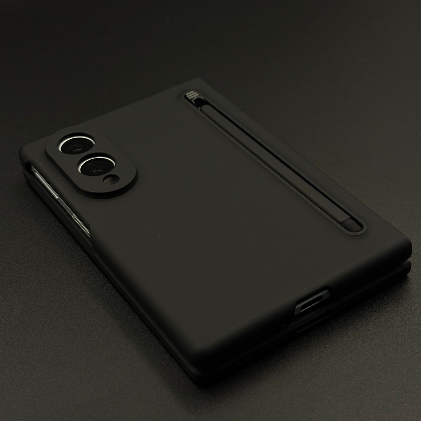 Slim Case with Pen for Samsung Galaxy Z Fold 8 | Soft Matte Finish | Built-In Pen Slot