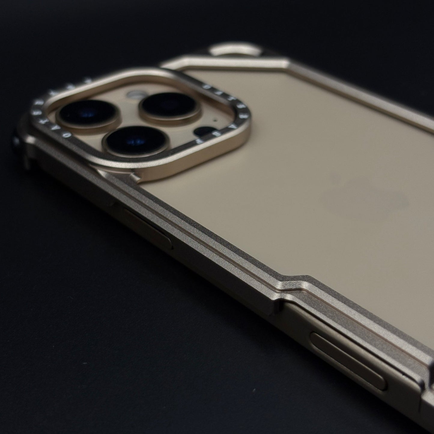 Metal Frameless Border Case for iPhone 16 Pro Max | Lightweight Protective Bumper Frame