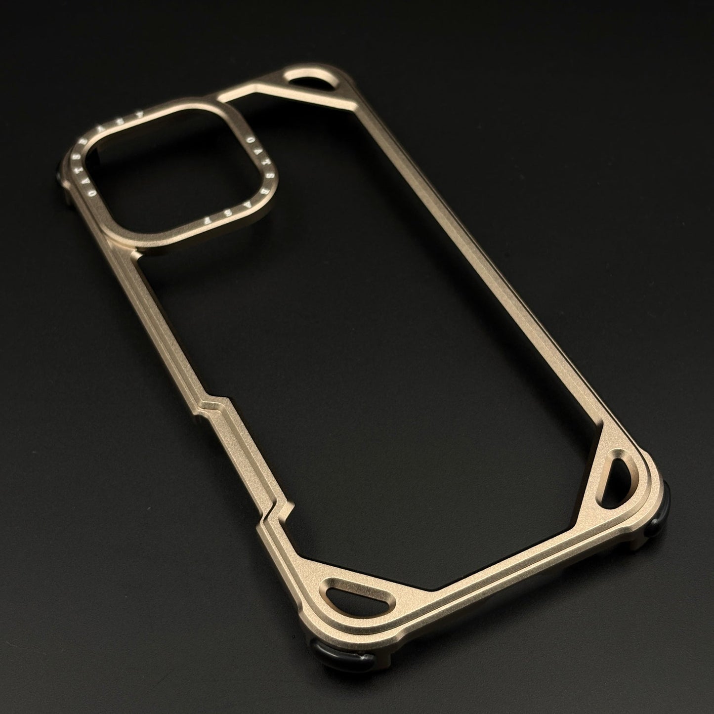 Metal Frameless Border Case for iPhone 16 Pro Max | Lightweight Protective Bumper Frame