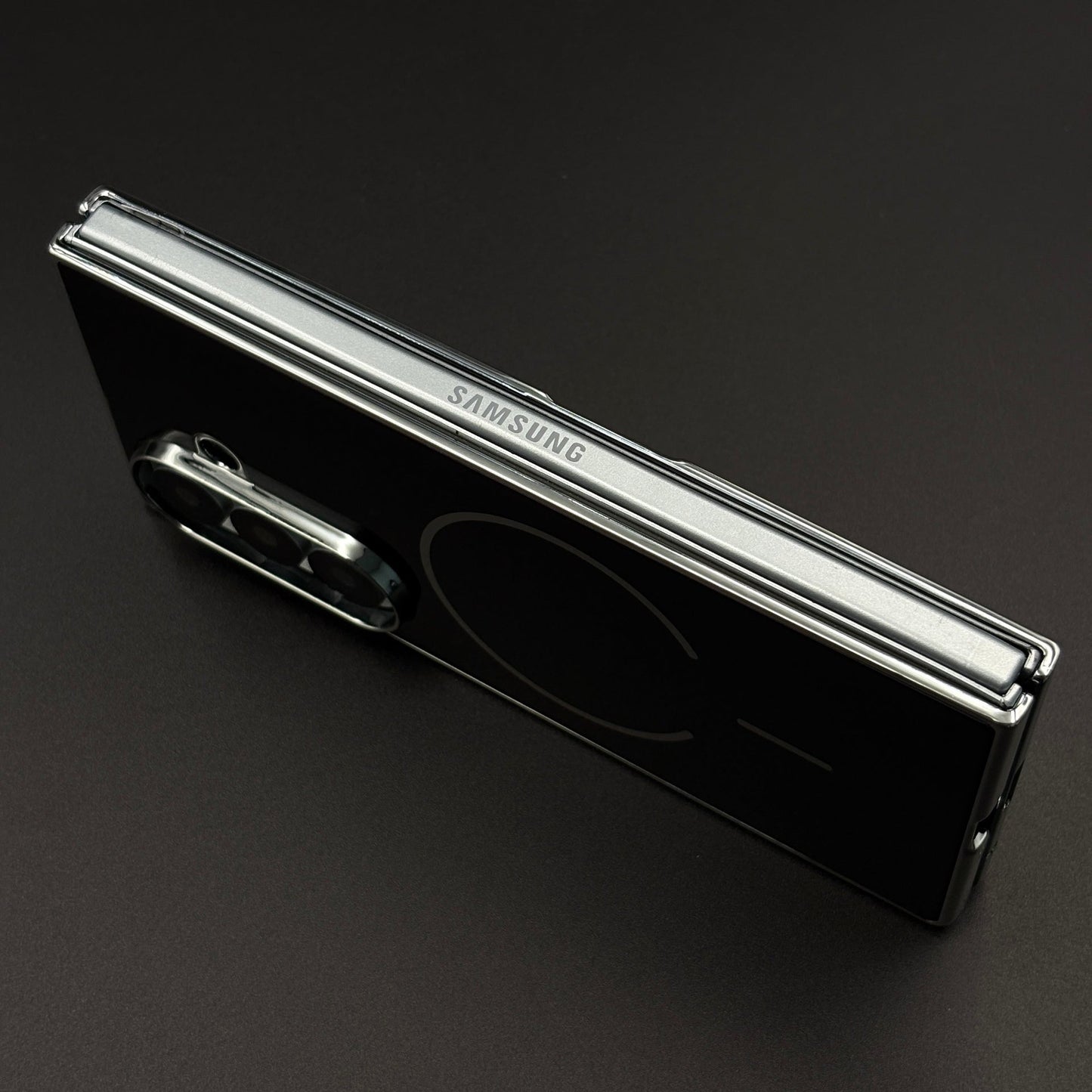 Chrome Border Mirror-Gloss MagSafe Case Cover for Samsung Galaxy Z Fold 7