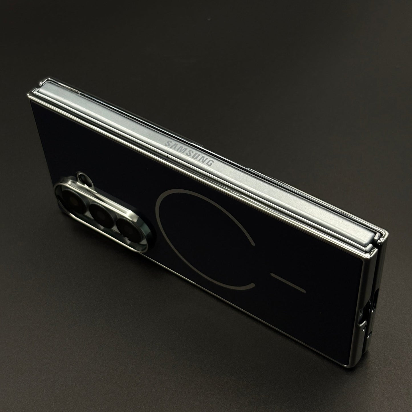 Chrome Border Mirror-Gloss MagSafe Case Cover for Samsung Galaxy Z Fold 7
