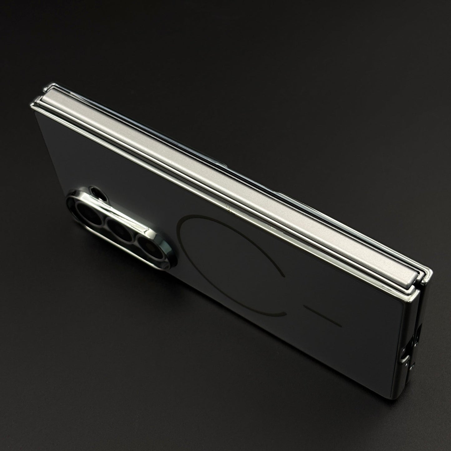 Chrome Border Mirror-Gloss MagSafe Case Cover for Samsung Galaxy Z Fold 7