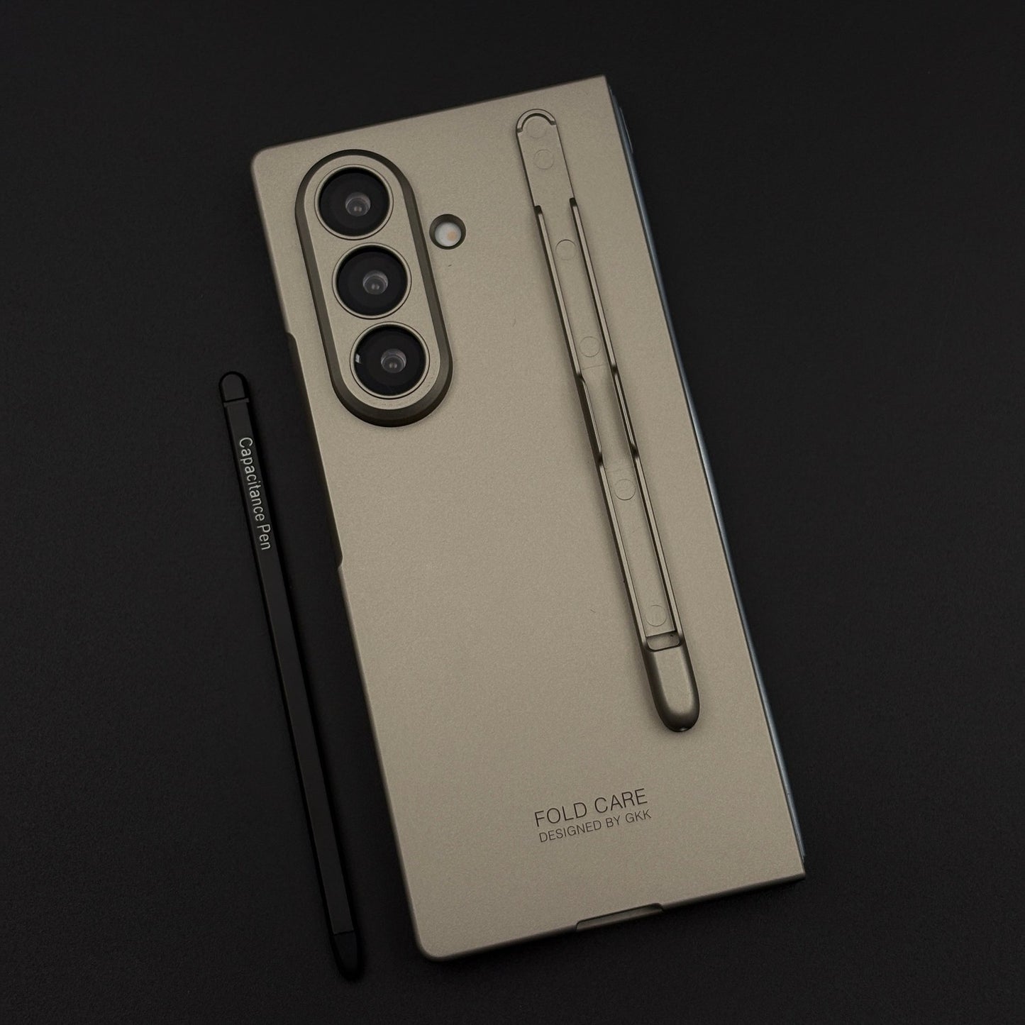Matte Armor Hard Shell Case Cover with Pen for Samsung Galaxy Z Fold 7 |  Front Screen Protector