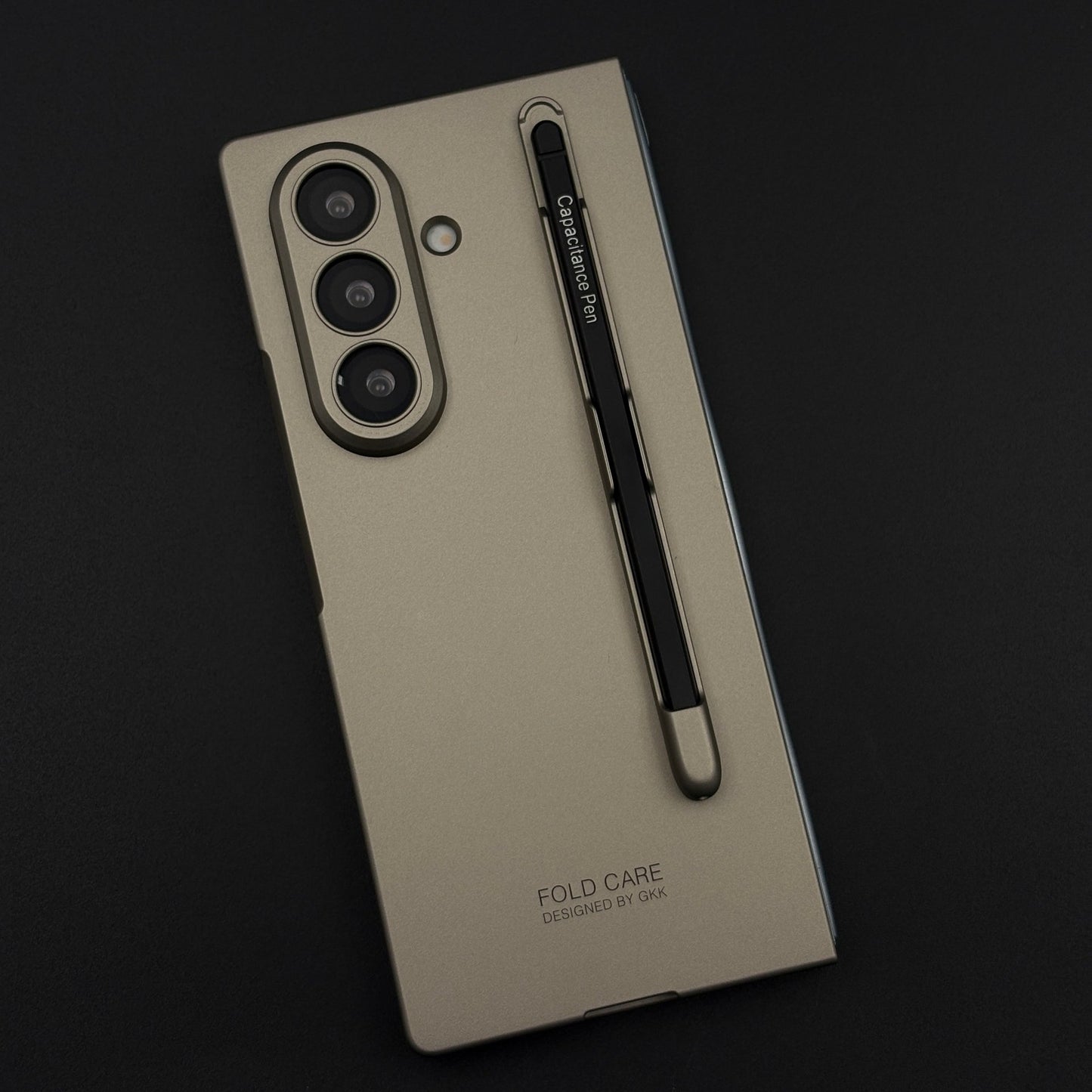 Matte Armor Hard Shell Case Cover with Pen for Samsung Galaxy Z Fold 7 |  Front Screen Protector