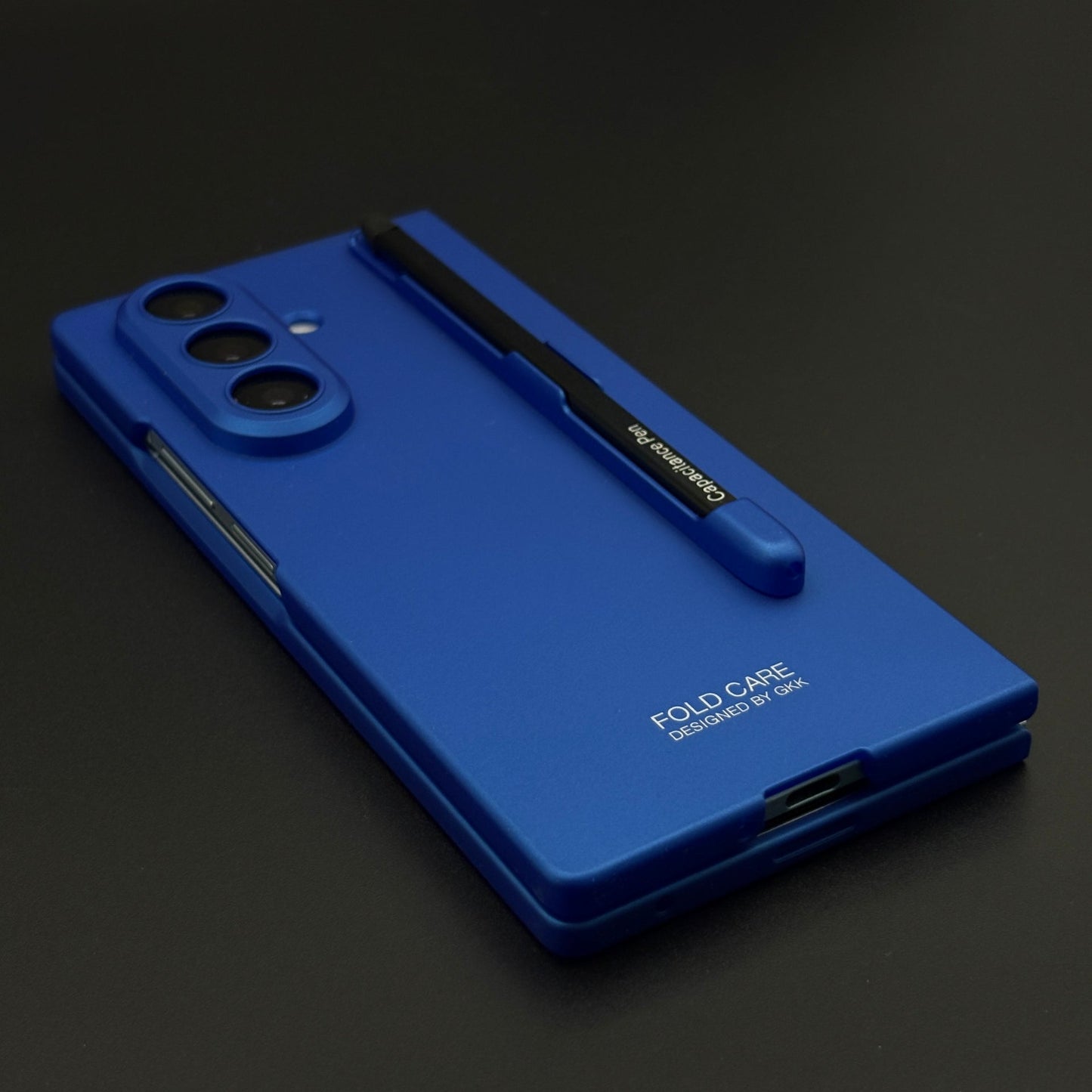 Matte Armor Hard Shell Case Cover with Pen for Samsung Galaxy Z Fold 7 |  Front Screen Protector