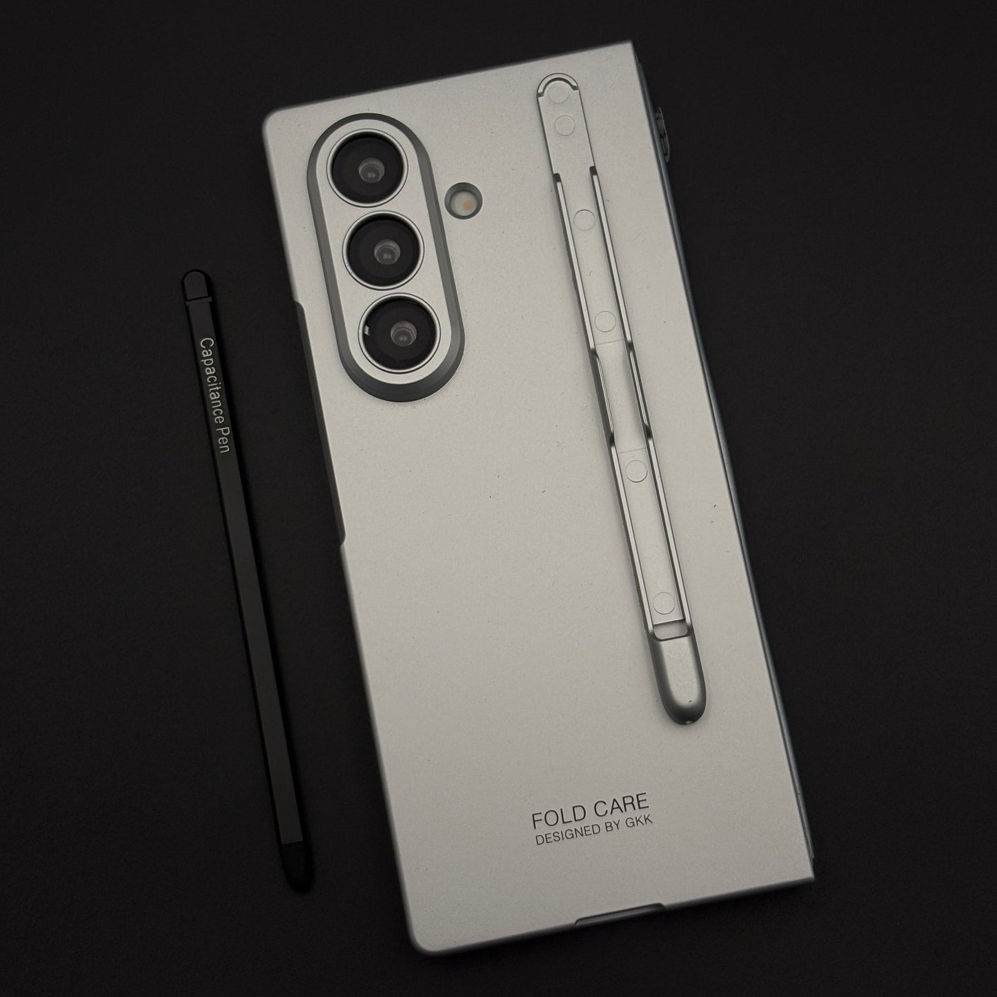 Matte Armor Hard Shell Case Cover with Pen for Samsung Galaxy Z Fold 7 |  Front Screen Protector