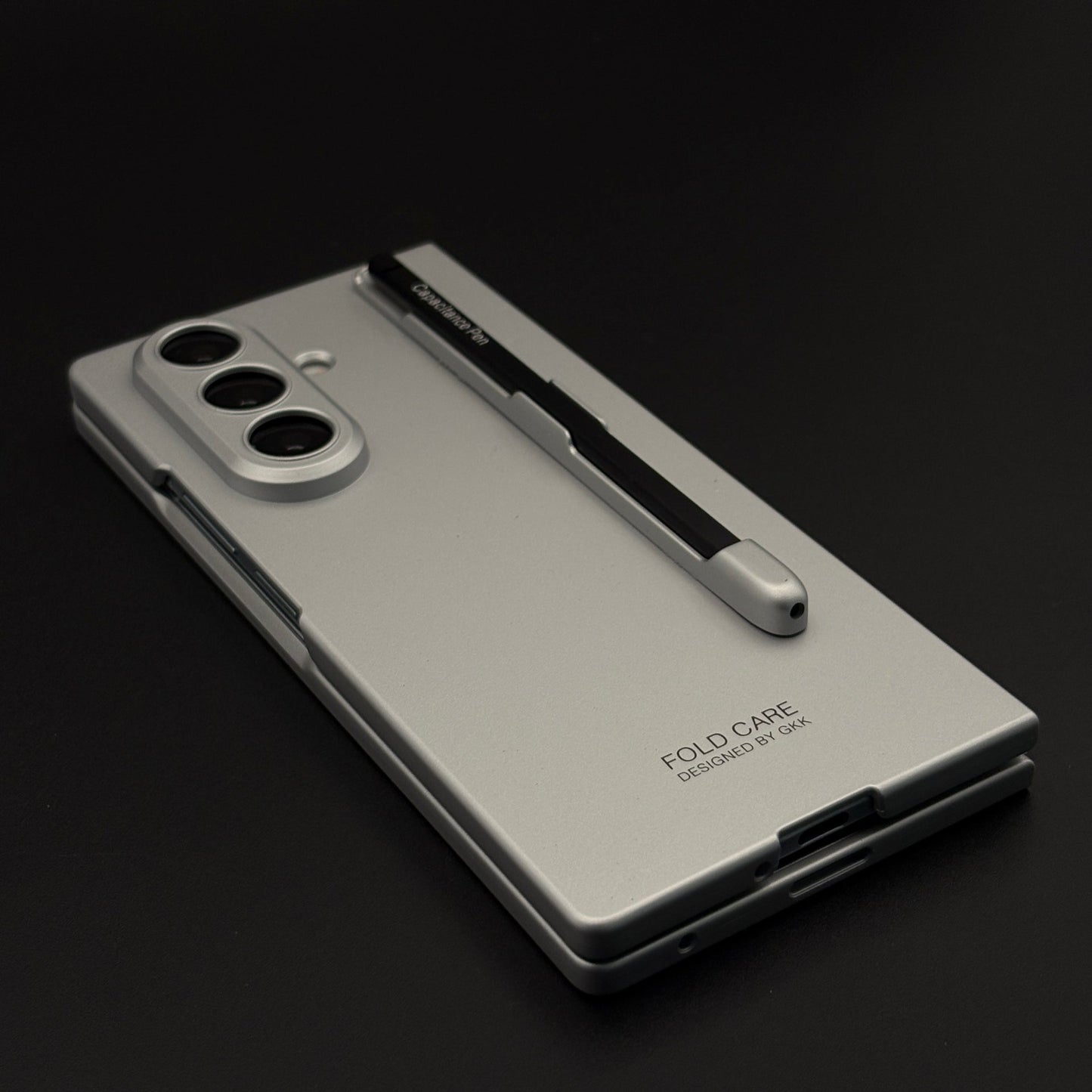 Matte Armor Hard Shell Case Cover with Pen for Samsung Galaxy Z Fold 7 |  Front Screen Protector