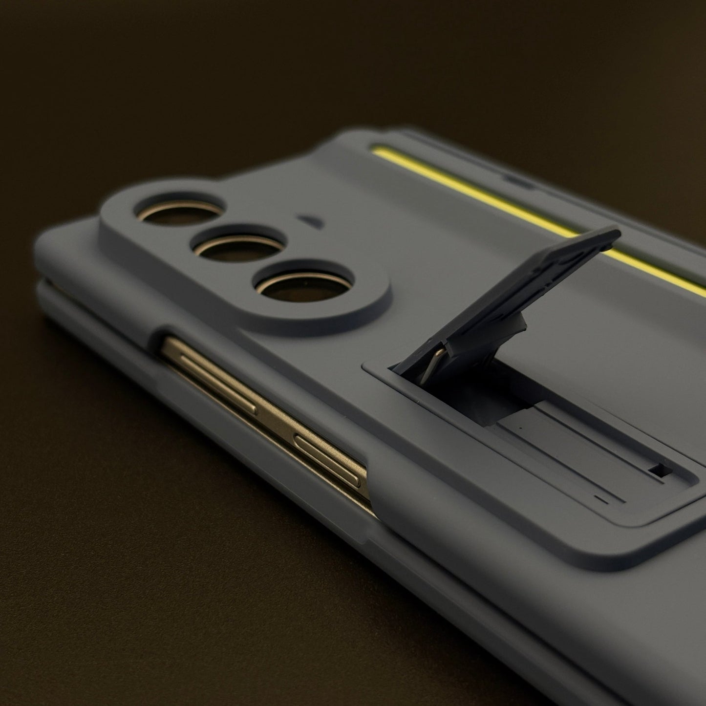 Matte Phone Case Cover with Pen & Holder for Samsung Galaxy Z Fold 8 Ultra | Kickstand | Hinge & Front Screen Protection