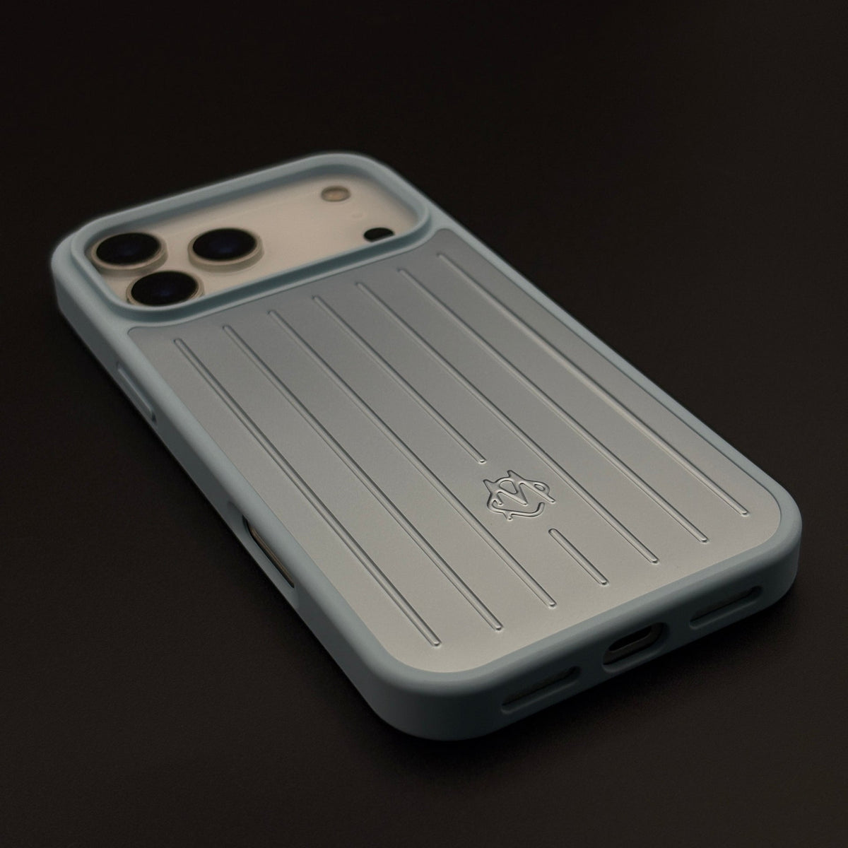 Luxury Luggage Brand RM Vertical Ribbed Hidden MagSafe OG Case for iPhone 17 Series