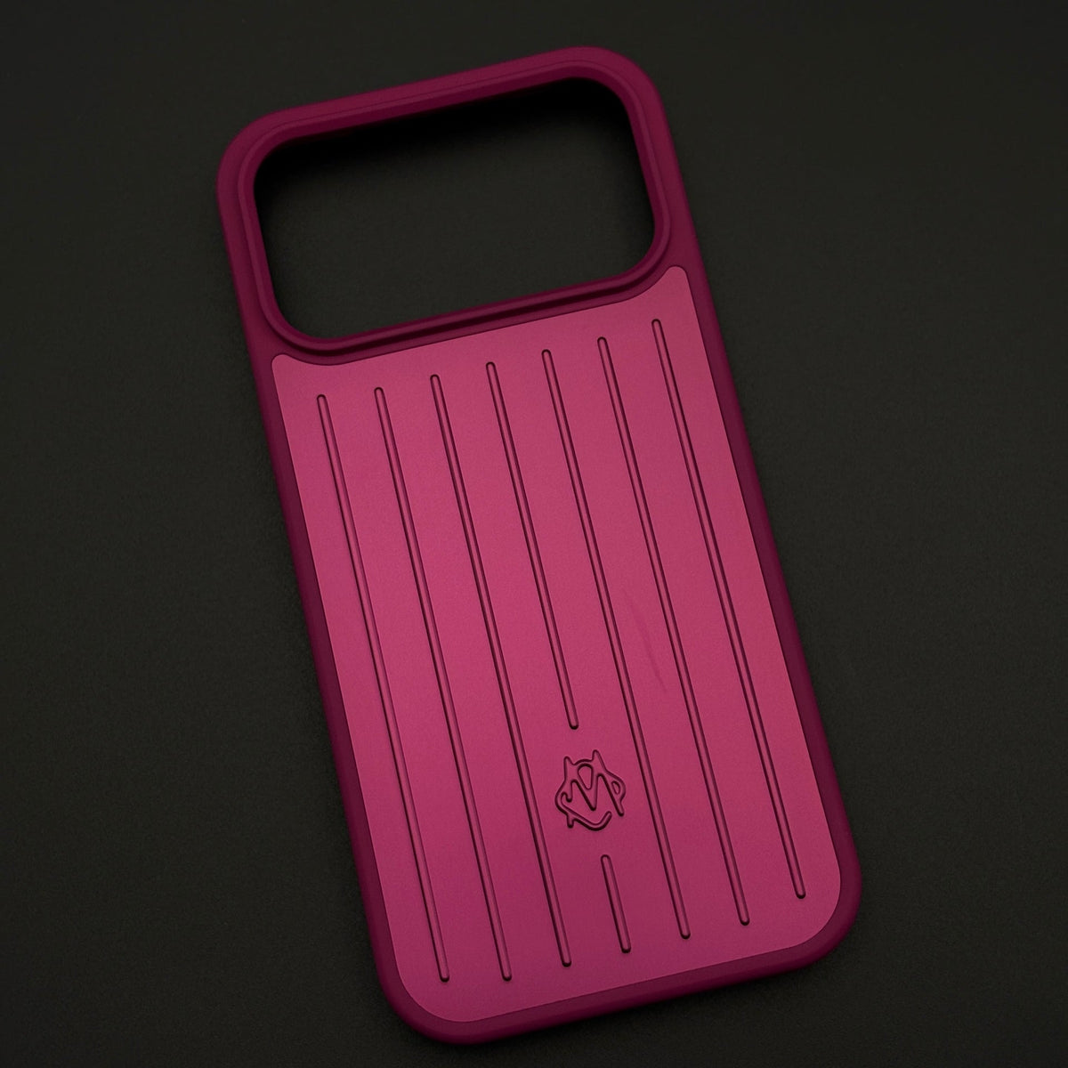 Luxury Luggage Brand RM Vertical Ribbed Hidden MagSafe OG Case for iPhone 17 Series