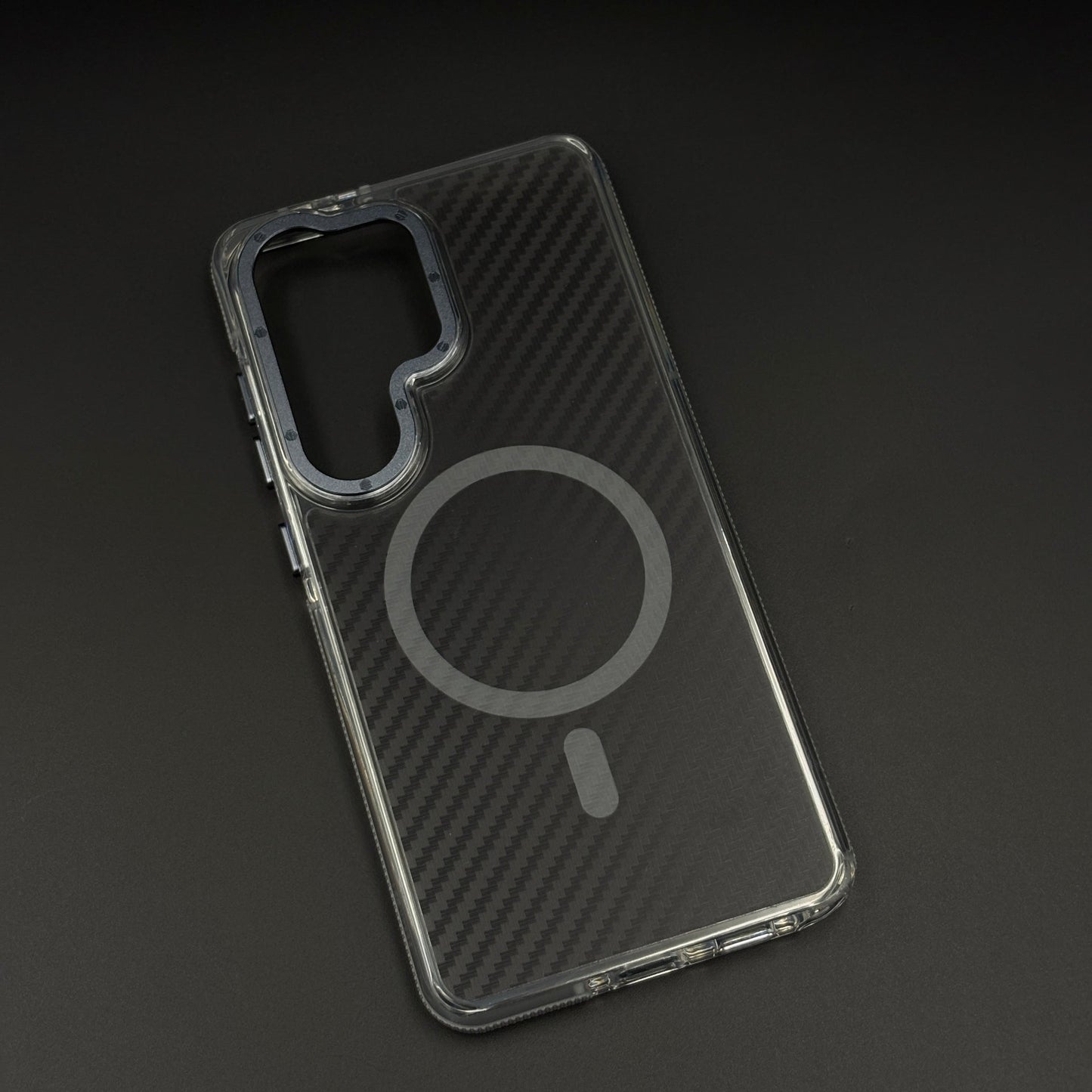 Carbon Fibre Matte MagSafe Case for Samsung Galaxy S26 Ultra | Smokey Finish Protection