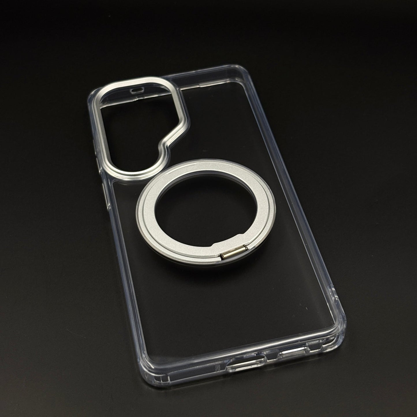 Smokey Rotating Stand MagSafe Mobile Case Cover for Samsung Galaxy S26 Ultra | Translucent Protection