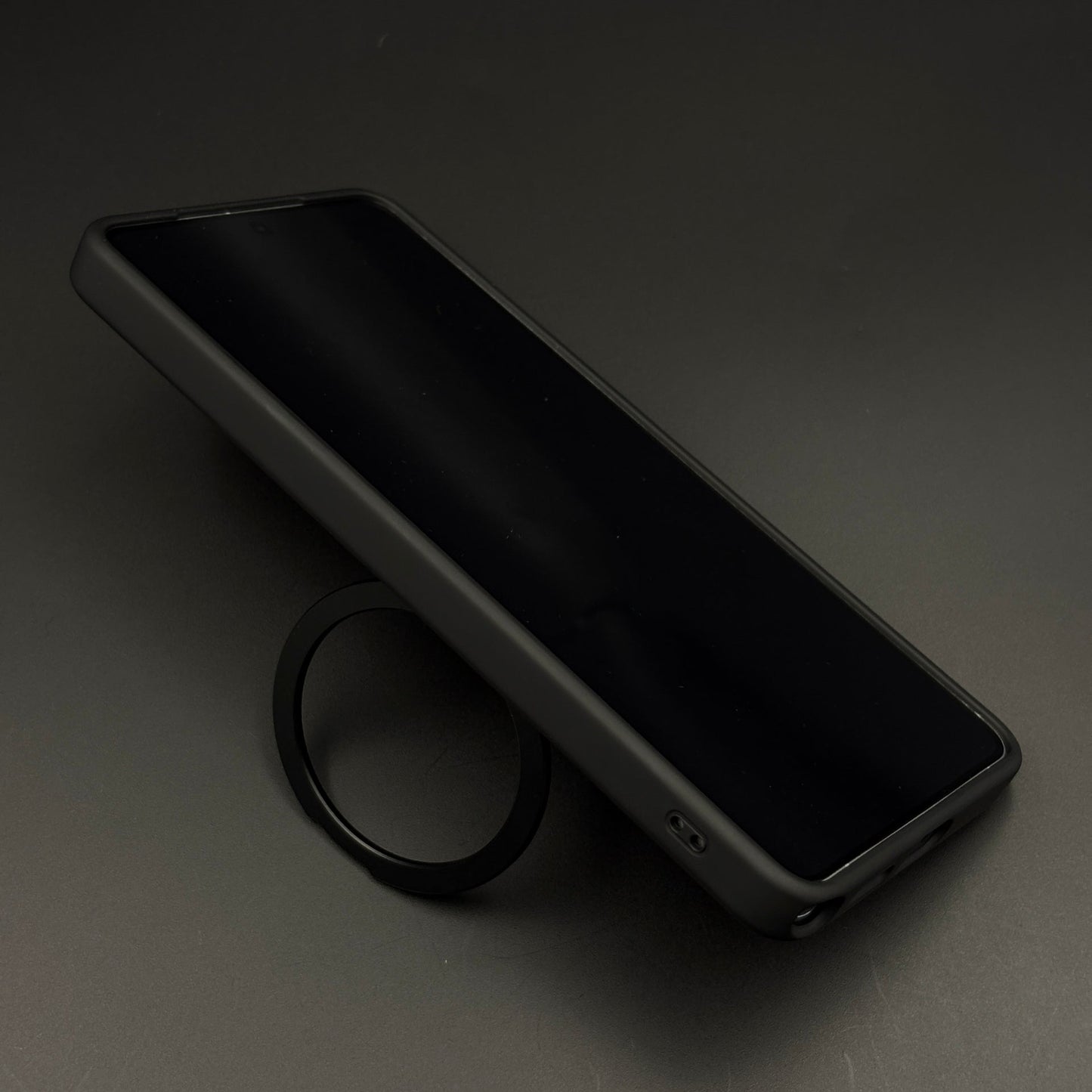 Smokey Rotating Stand MagSafe Mobile Case Cover for Samsung Galaxy S26 Ultra | Translucent Protection