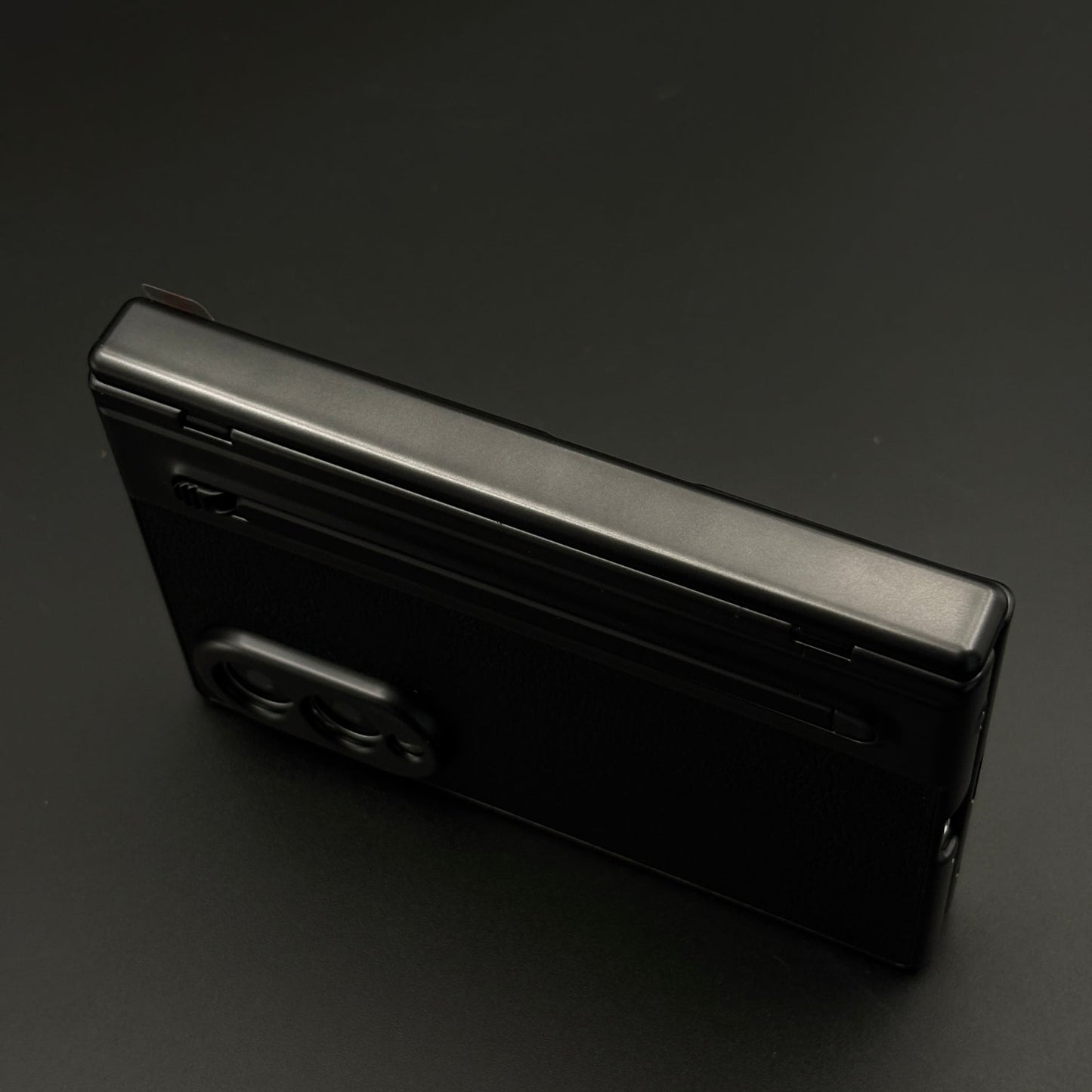 All-in-One Case | Leather Texture with Pen for Samsung Galaxy Z Fold 8 | Front Screen Protector & Side Hinge Protection
