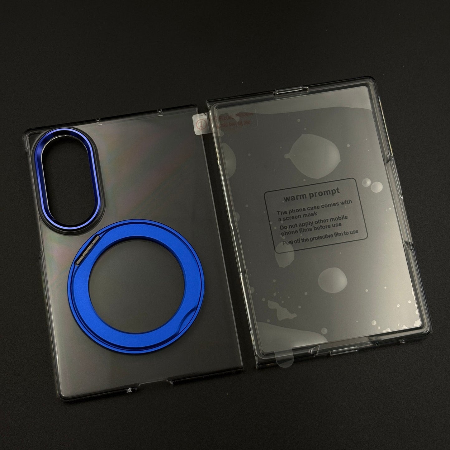 Premium Transparent Case with 360° Rotating Kickstand for Samsung Galaxy Z Fold 8 | No-Yellowing | Sleek Fit