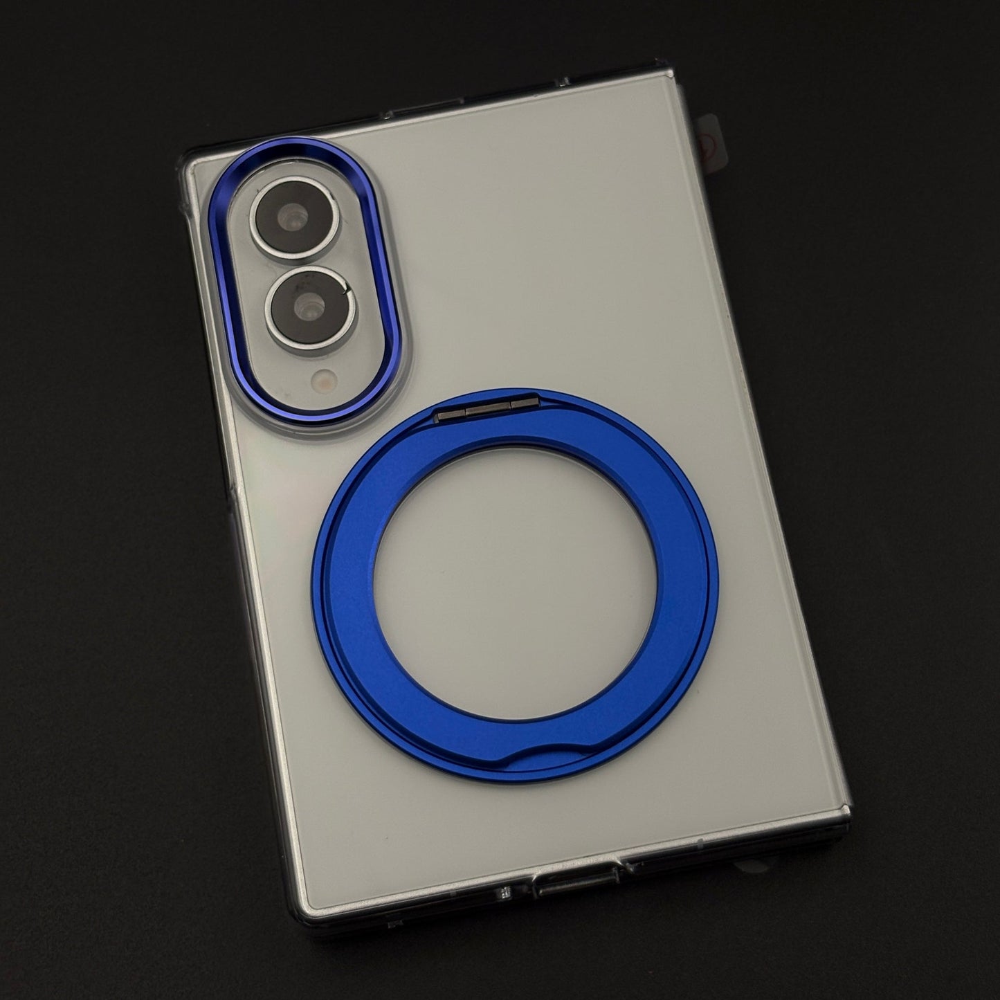 Premium Transparent Case with 360° Rotating Kickstand for Samsung Galaxy Z Fold 8 | No-Yellowing | Sleek Fit