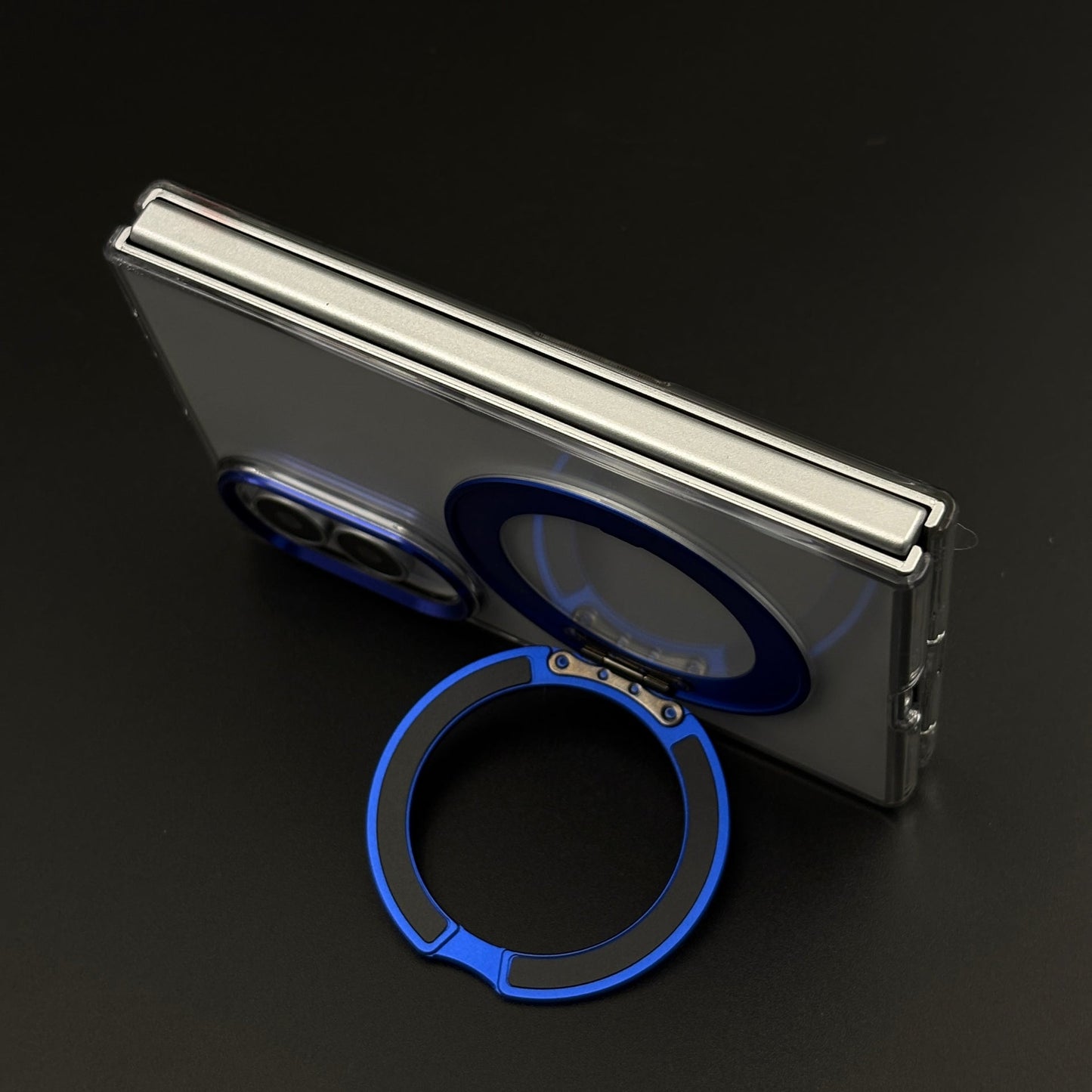 Premium Transparent Case with 360° Rotating Kickstand for Samsung Galaxy Z Fold 8 | No-Yellowing | Sleek Fit
