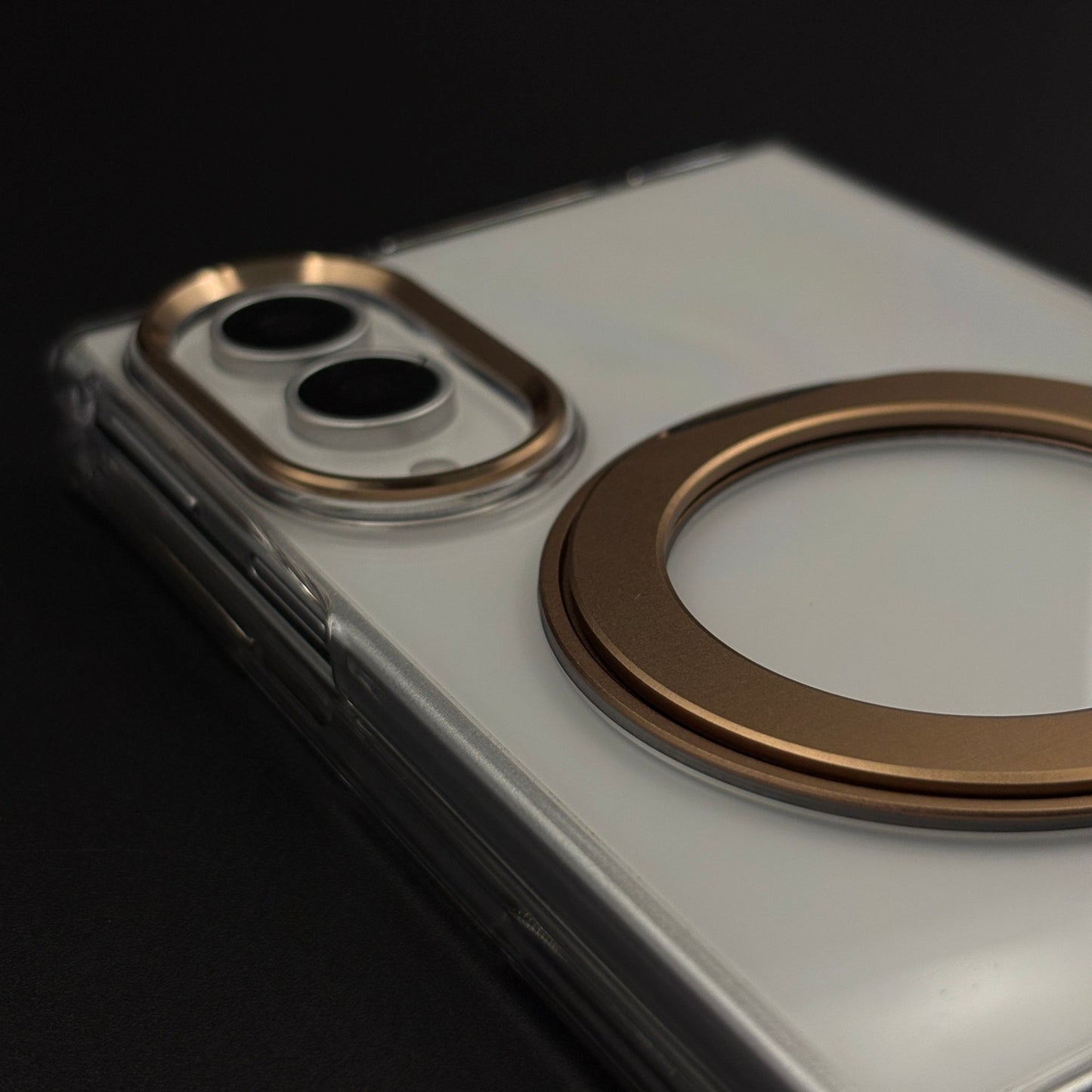 Premium Transparent Case with 360° Rotating Kickstand for Samsung Galaxy Z Fold 8 | No-Yellowing | Sleek Fit