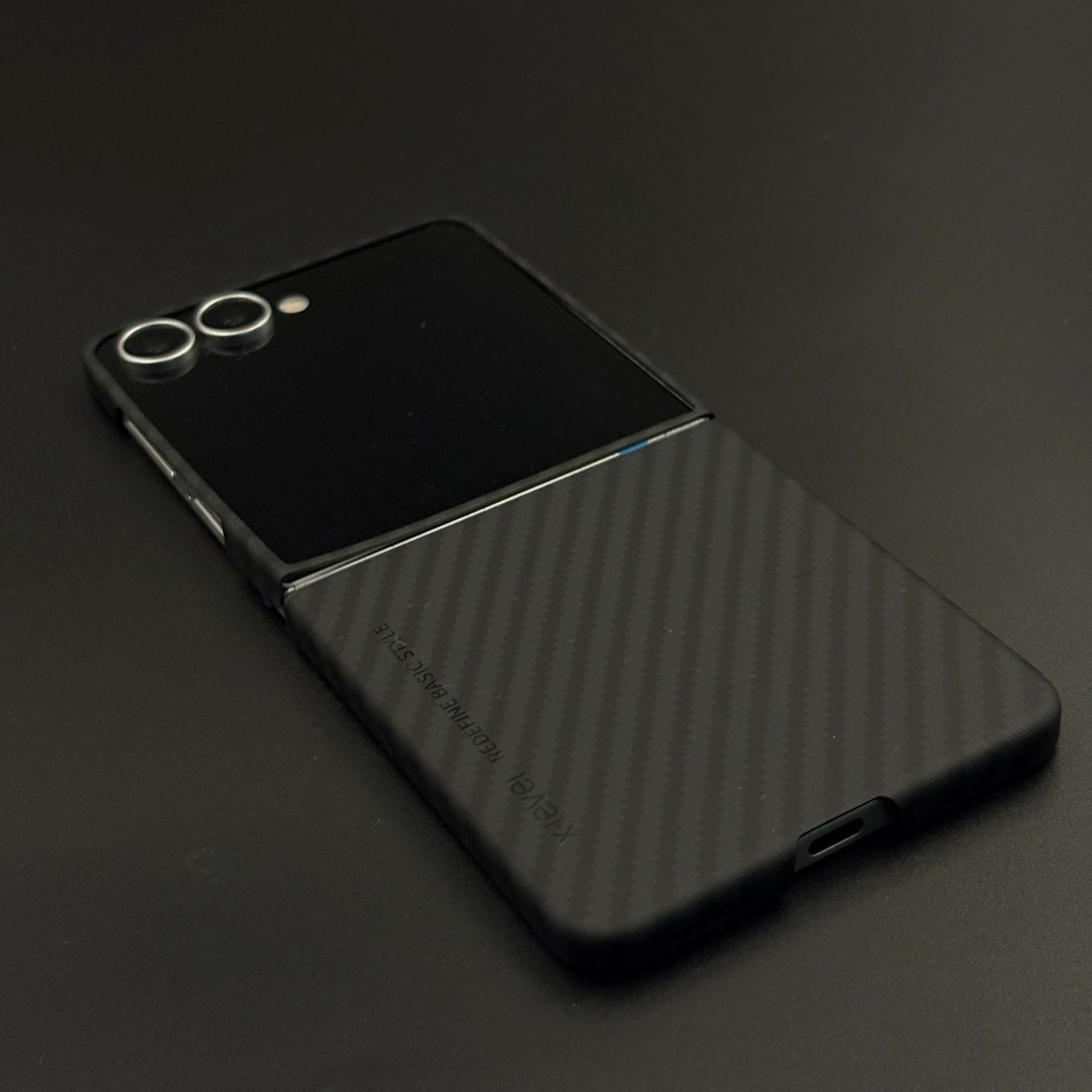 Ultra Thin Carbon Fibre Feel Case for Samsung Galaxy Z Flip 7