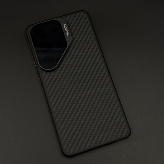 Nillkin Carbon Fiber Hidden MagSafe Mobile Case Cover for Samsung Galaxy S26 Ultra | Slim Shockproof with Built-in Kickstand