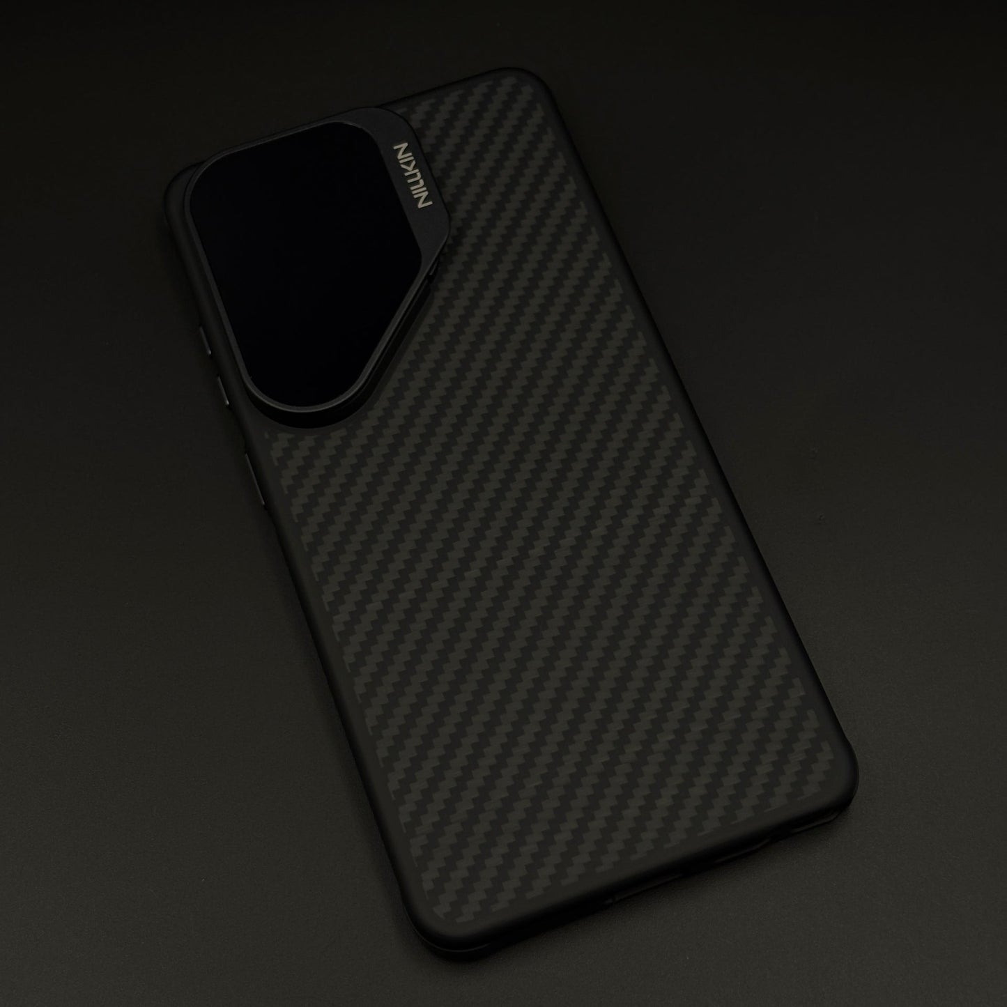 Nillkin Carbon Fiber Hidden MagSafe Mobile Case Cover for Samsung Galaxy S26 Ultra | Slim Shockproof with Built-in Kickstand