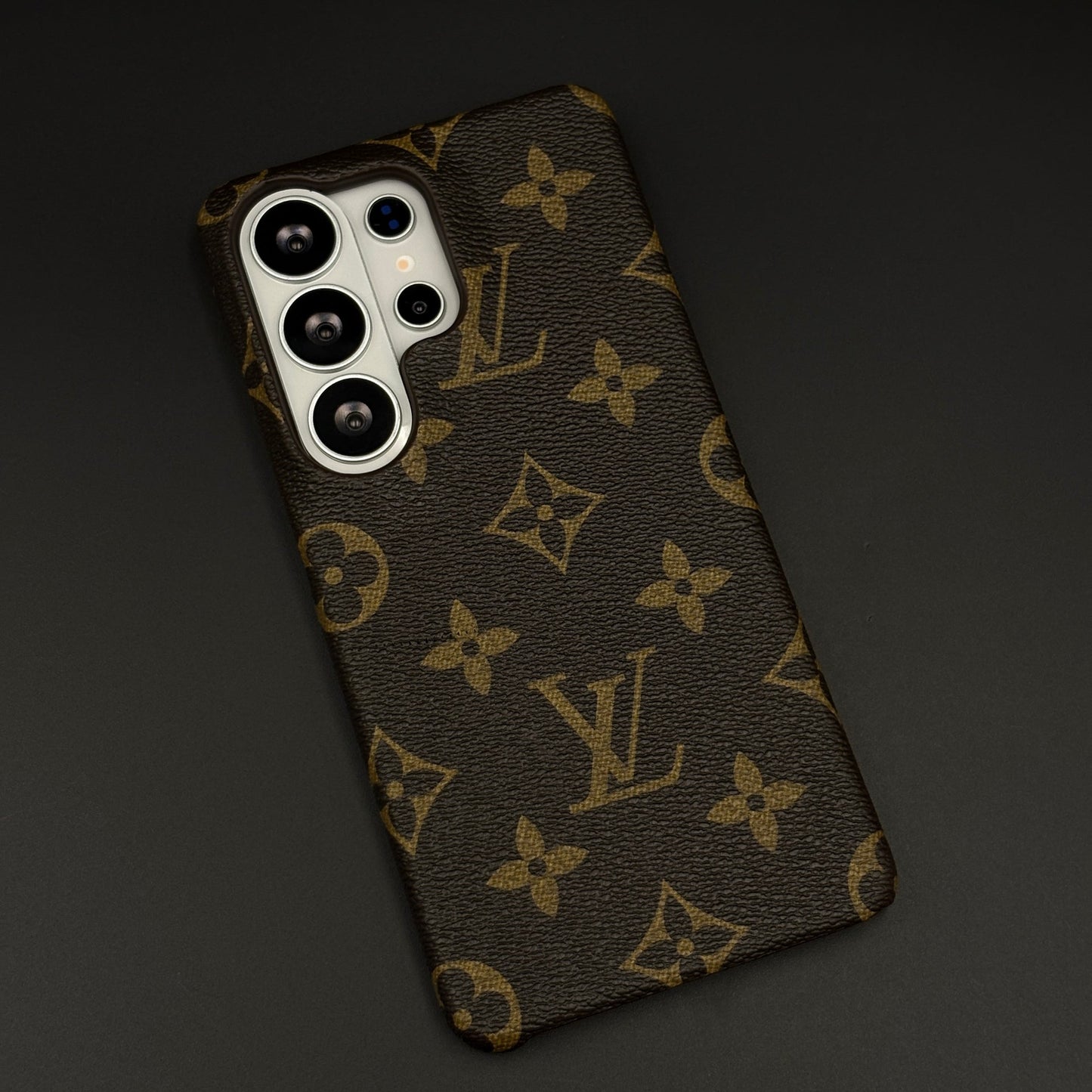 Luxury Brand PU Leather Brand Pattern Case for Samsung Galaxy S26 Ultra | Designer Protective Cover
