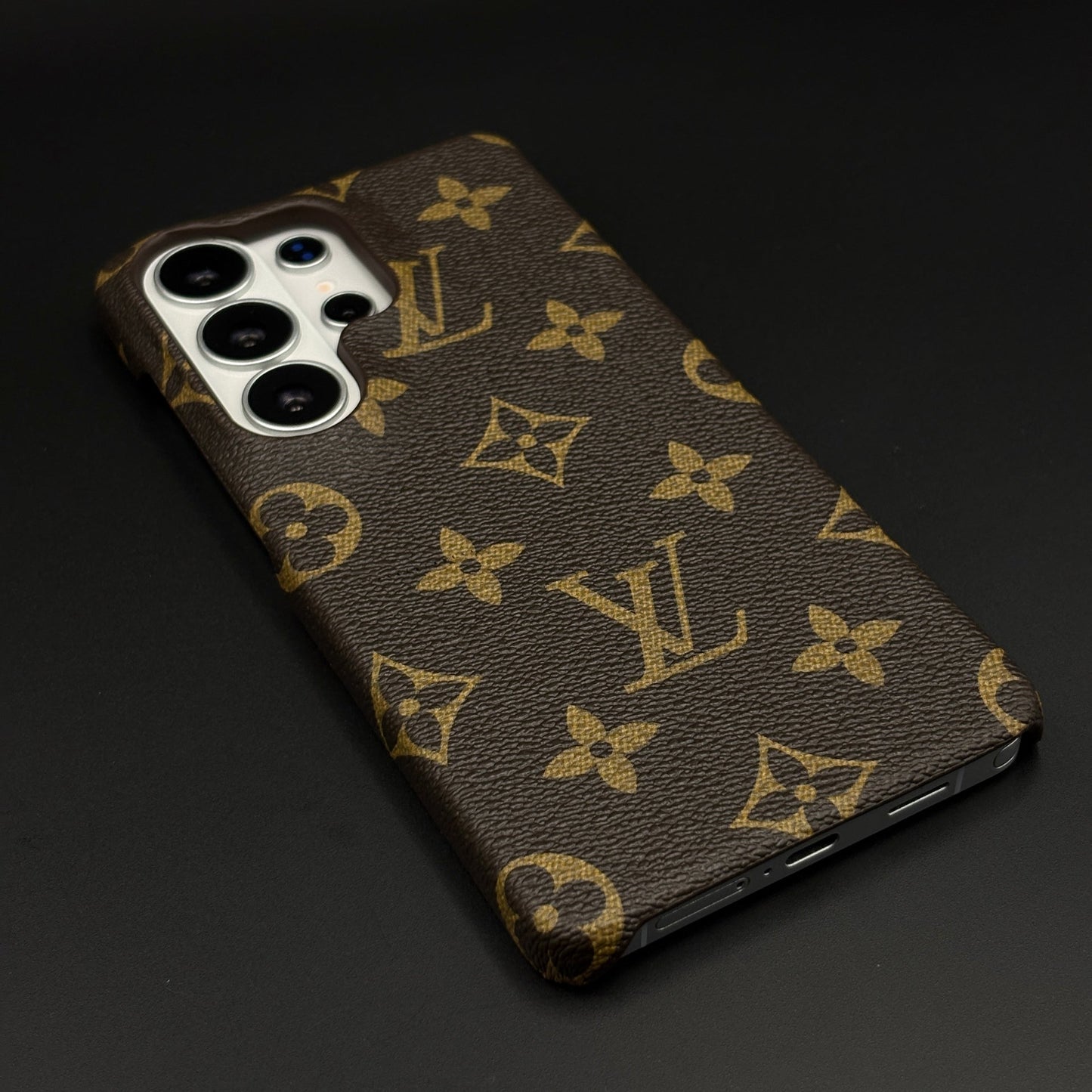 Luxury Brand PU Leather Brand Pattern Case for Samsung Galaxy S26 Ultra | Designer Protective Cover