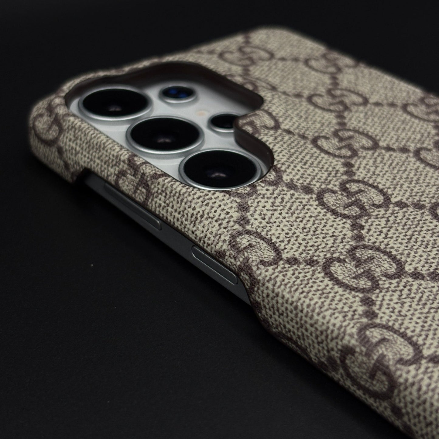 Luxury Fashion Brand GG PU Leather Case for Samsung Galaxy S26 Ultra