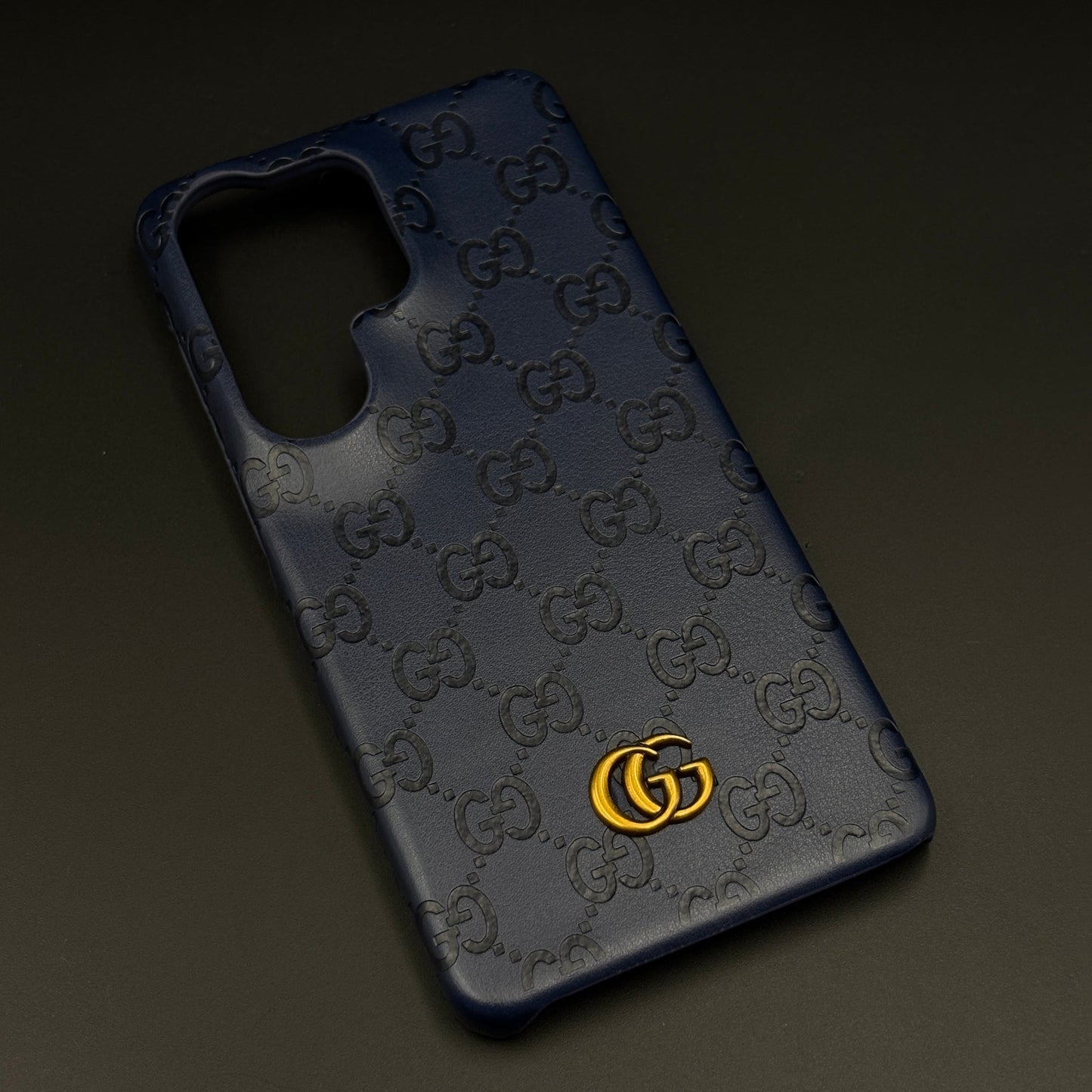 Luxury GG Pattern Leather Feel Case for Samsung Galaxy S26 Ultra | Designer-Inspired Premium Back Cover