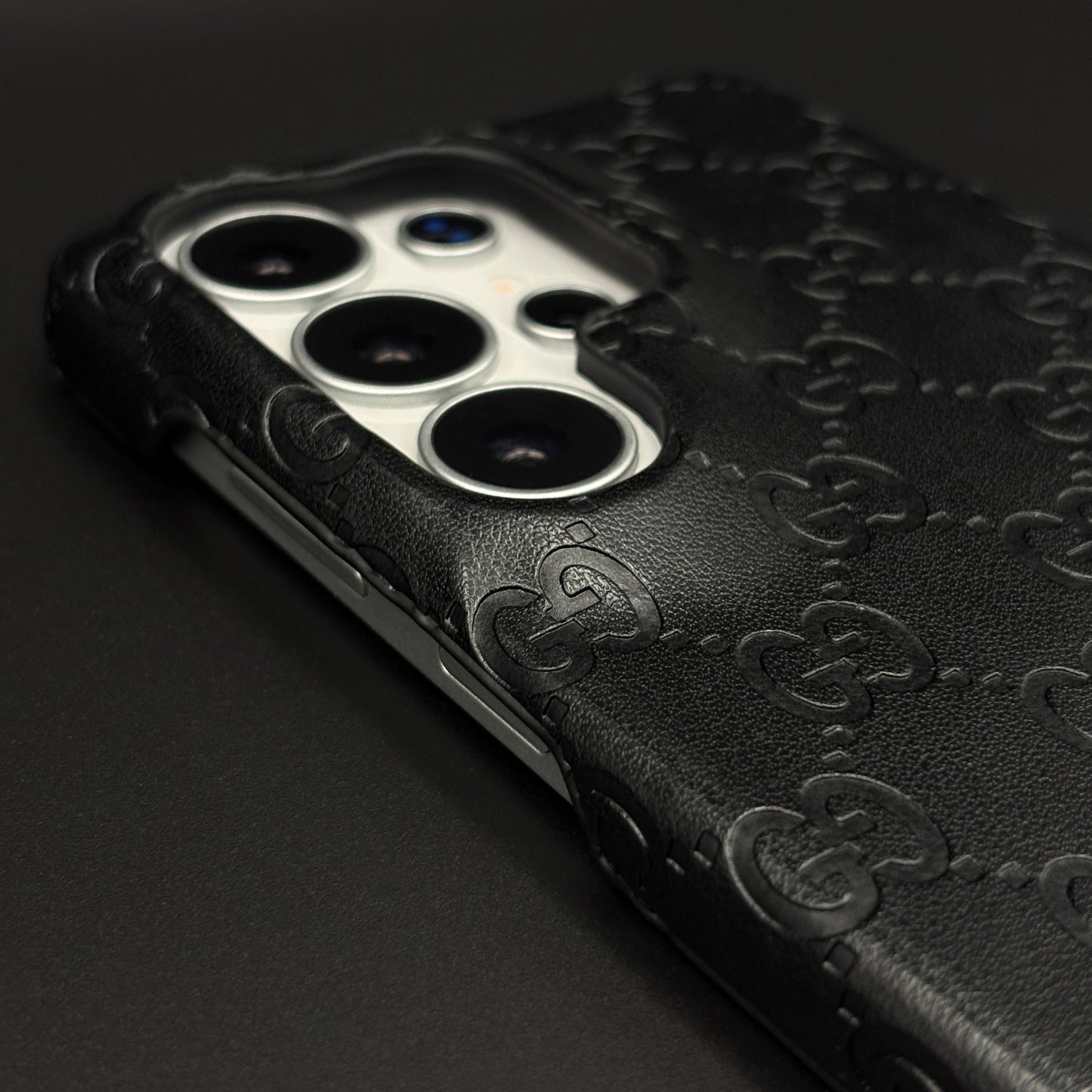 Luxury GG Pattern Leather Feel Case for Samsung Galaxy S26 Ultra | Designer-Inspired Premium Back Cover