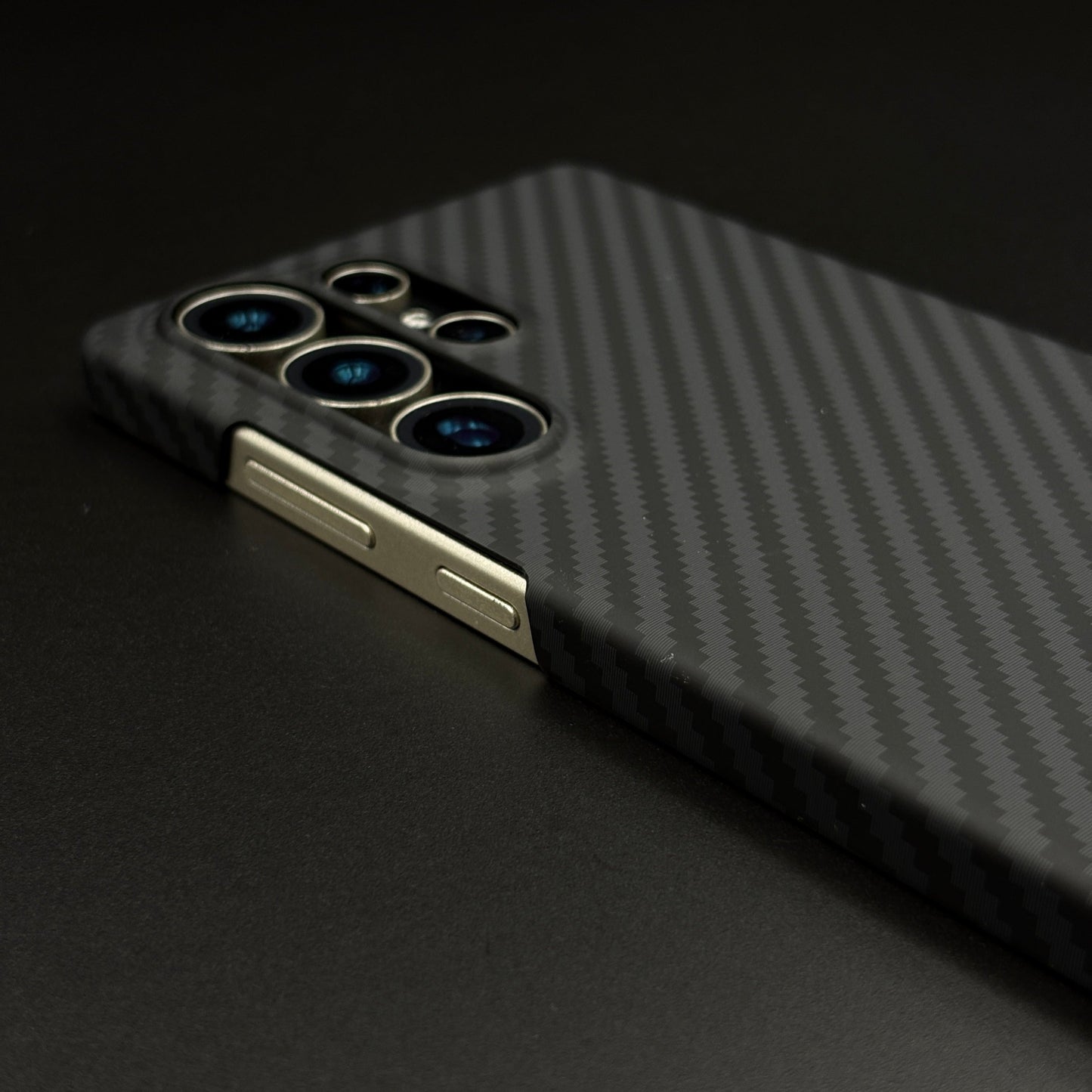 Nanofiber Carbon MagSafe Case for Samsung Galaxy S24 Ultra | Hidden Magnetic Charging | Ultra-Slim Protective Cover