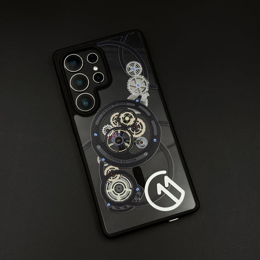 Chronos Gear Edition MagSafe Case for Samsung Galaxy S23 Ultra | Mechanical Design Shockproof Cover