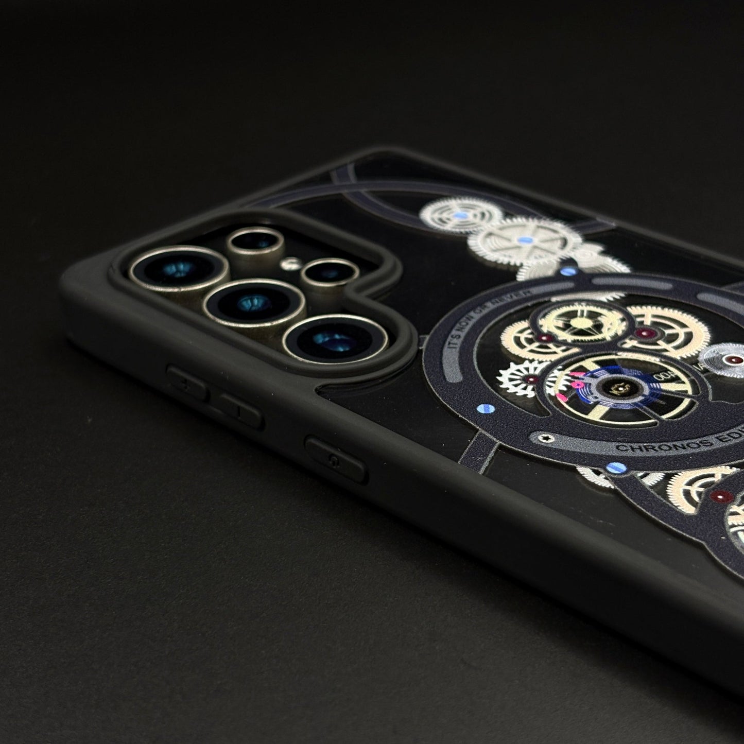 Chronos Gear Edition MagSafe Case for Samsung Galaxy S24 Ultra | Mechanical Design Shockproof Cover