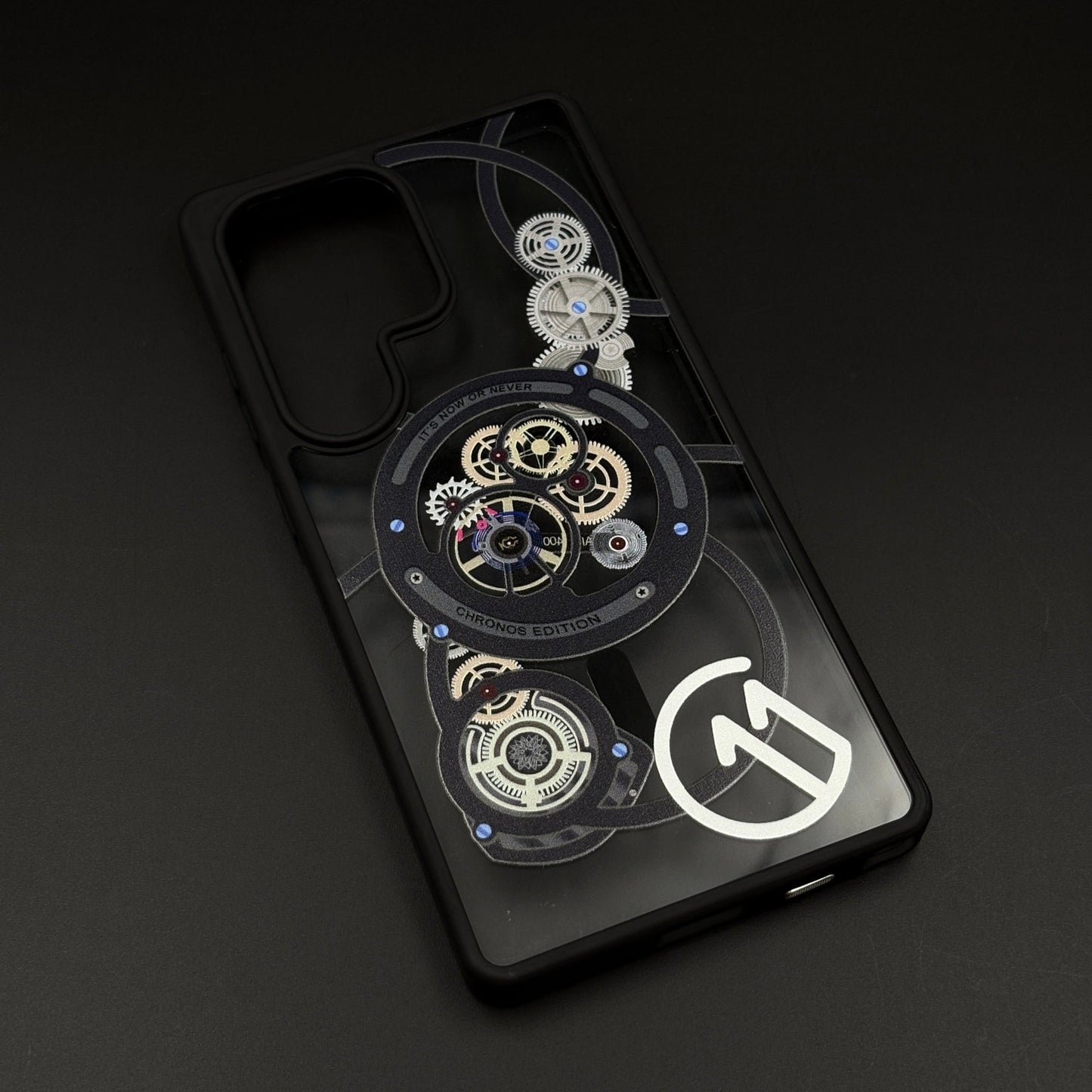 Chronos Gear Edition MagSafe Case for Samsung Galaxy S25 Ultra | Mechanical Design Shockproof Cover