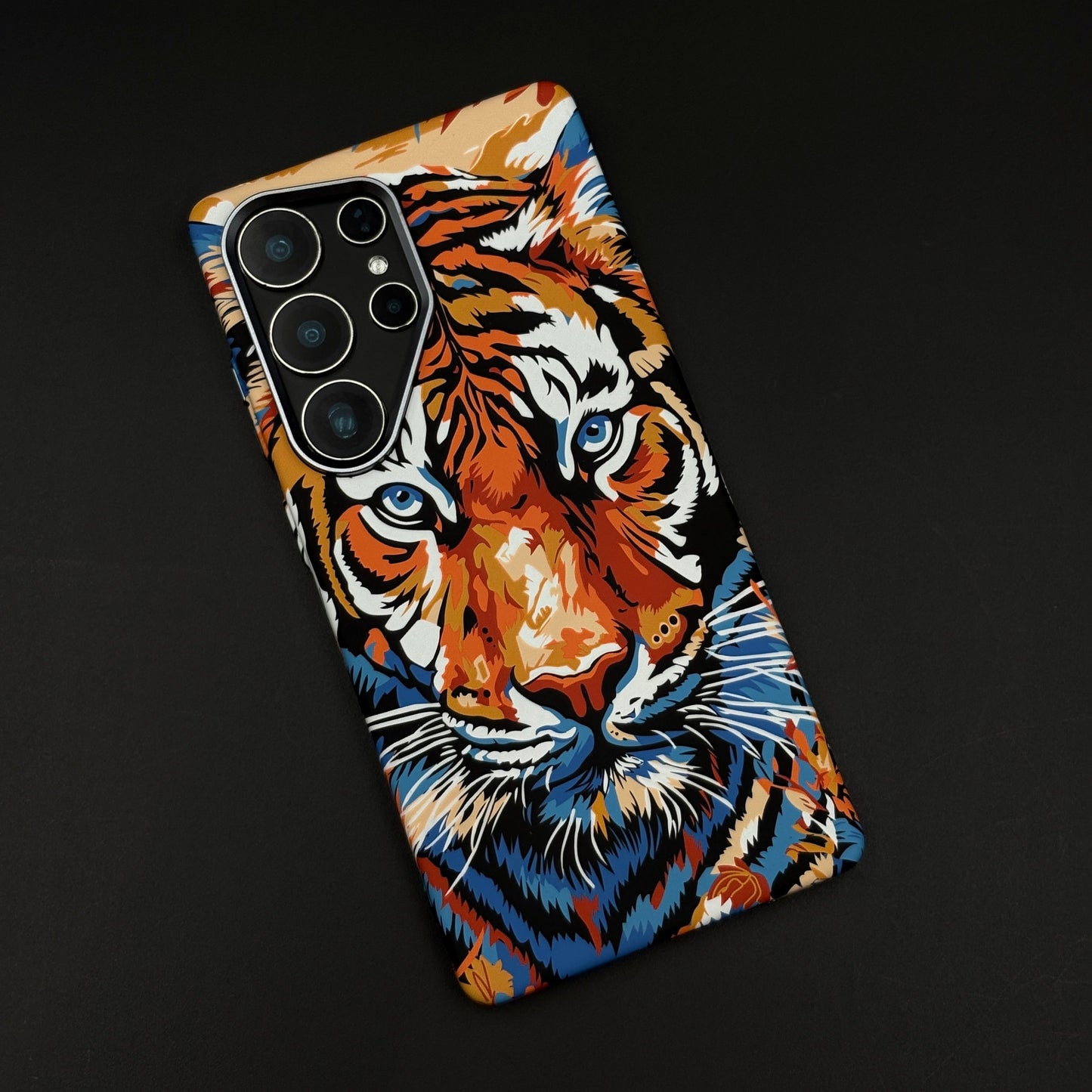 Tiger Premium Slim Case for Samsung Galaxy S24 Ultra | Rare Aramid Texture Finish | Real Carbon Fibre Feel | Hidden MagSafe