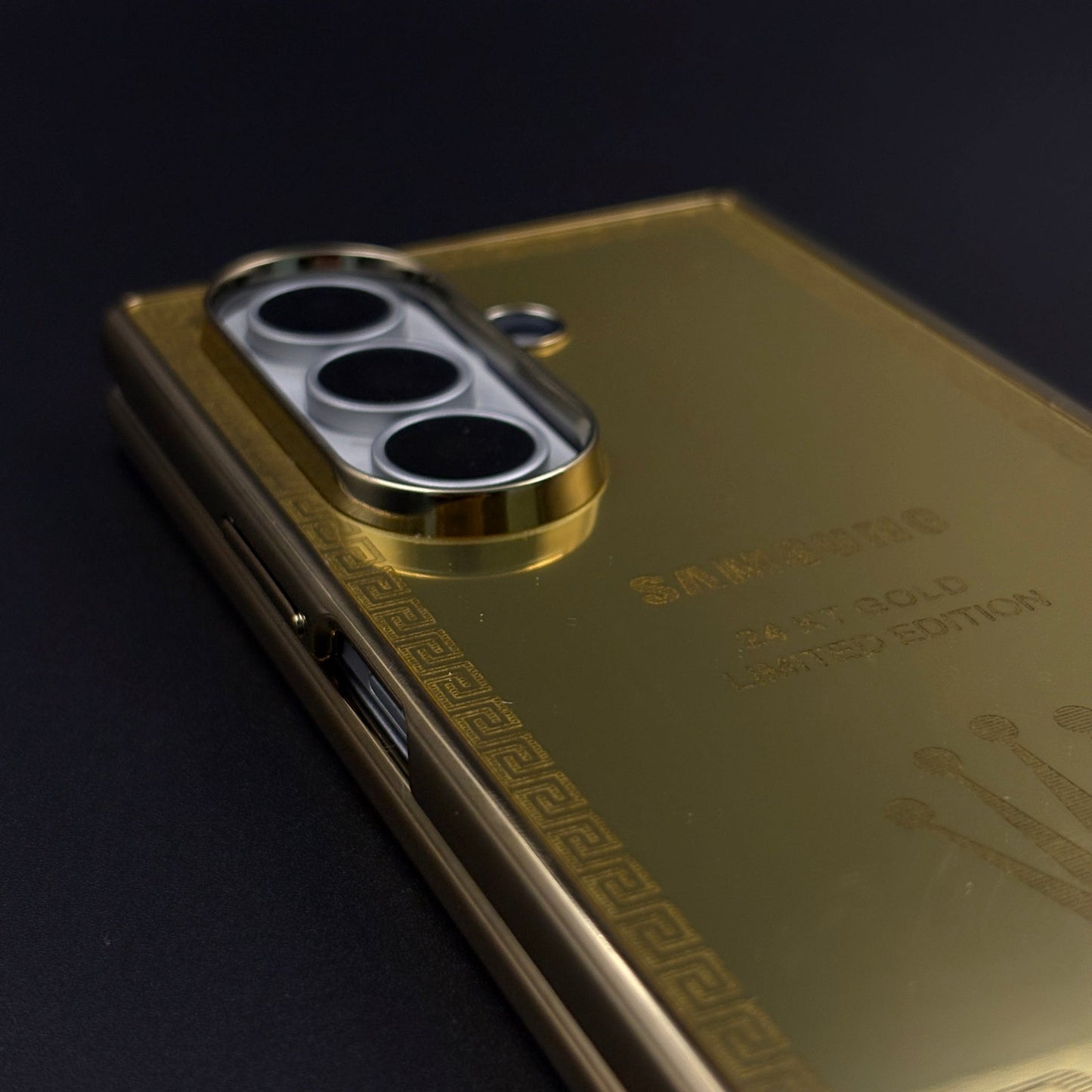 Handcrafted 24K Gold Plated Watch Brand Case for Samsung Galaxy Z Fold 8 Ultra | Luxury Limited Edition Cover