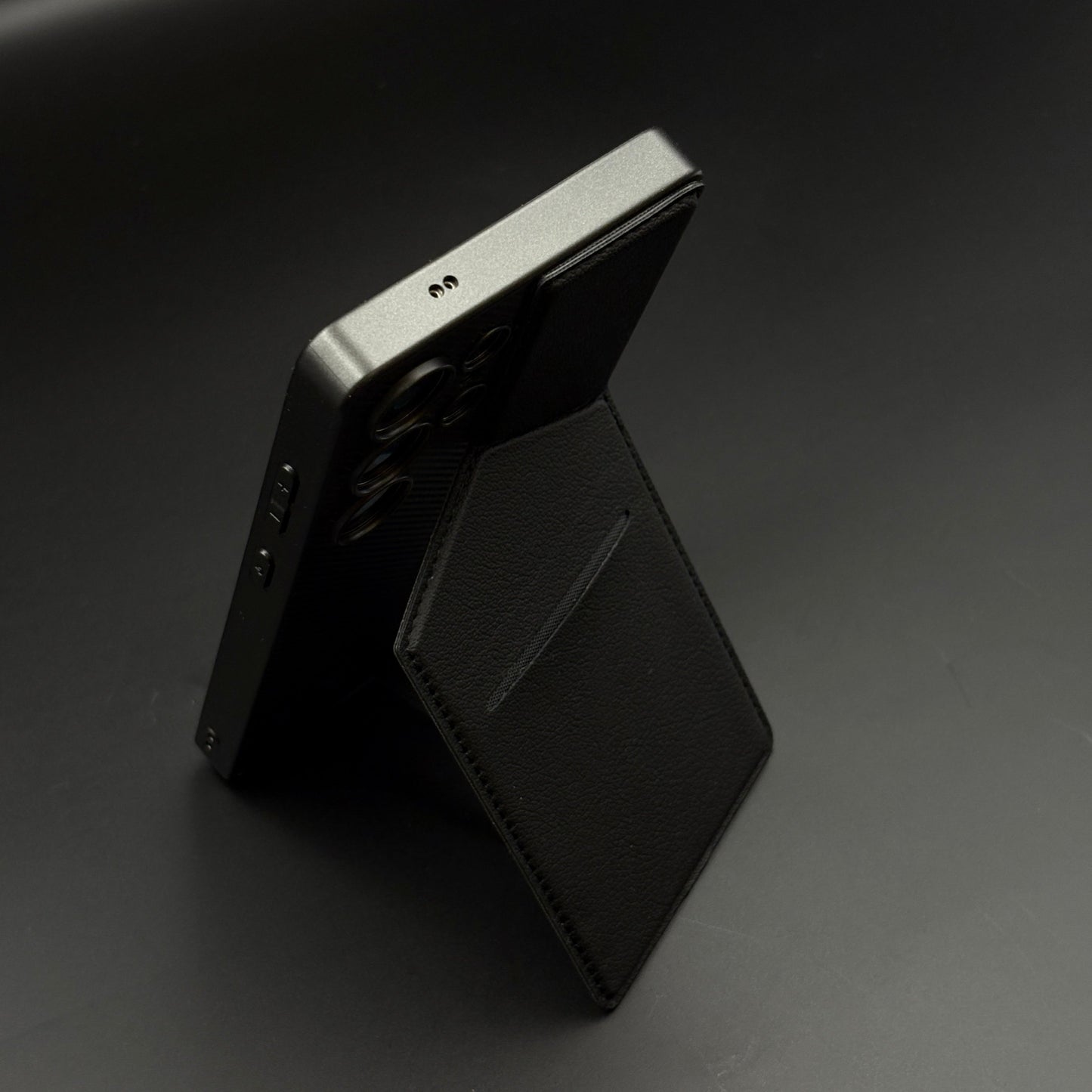 Leather Cardholder Kickstand Case for Samsung Galaxy S25 Ultra | Enhanced Camera Guard | Luxury Edition