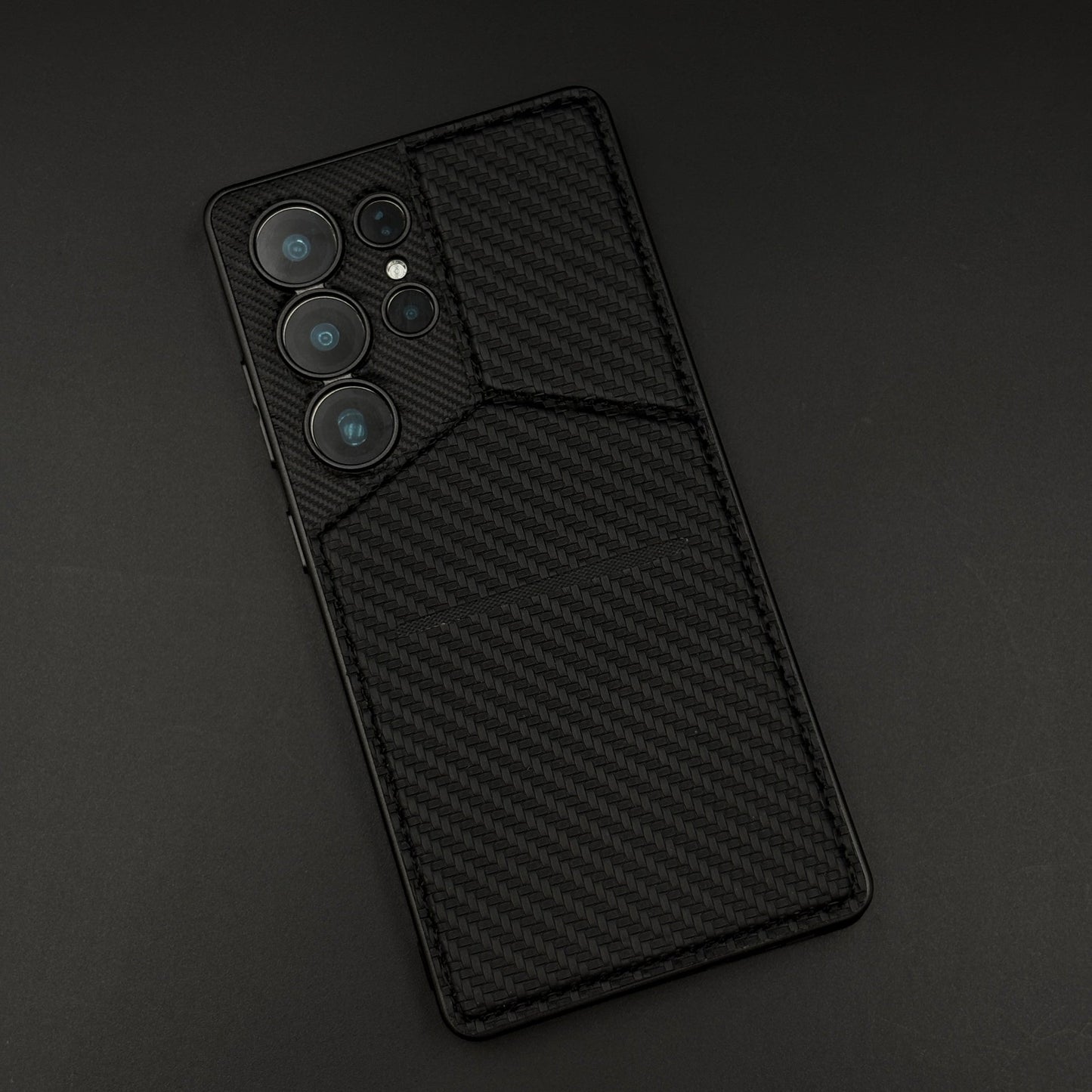 Leather Cardholder Kickstand Case for Samsung Galaxy S25 Ultra | Enhanced Camera Guard | Luxury Edition