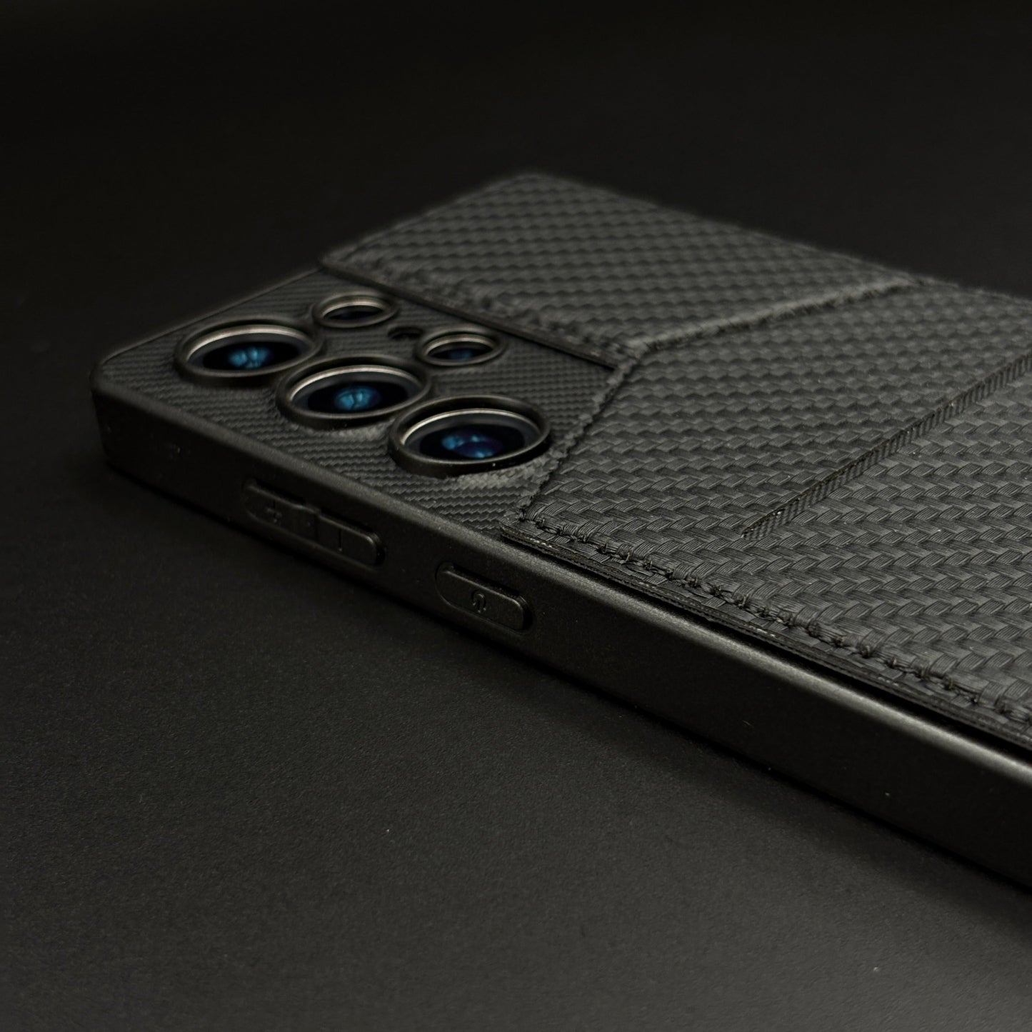 Leather Cardholder Kickstand Case for Samsung Galaxy S25 Ultra | Enhanced Camera Guard | Luxury Edition