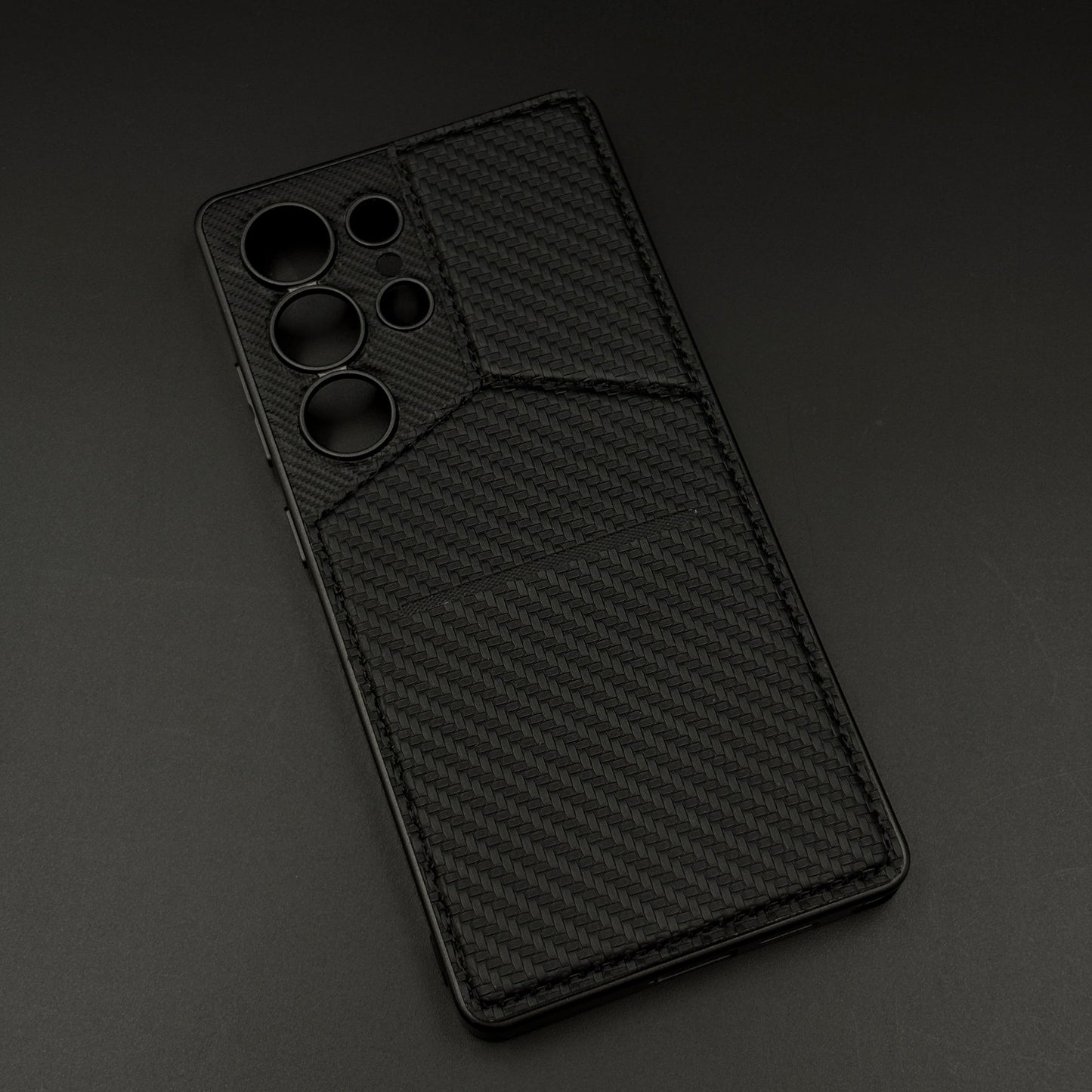 Leather Cardholder Kickstand Case for Samsung Galaxy S25 Ultra | Enhanced Camera Guard | Luxury Edition