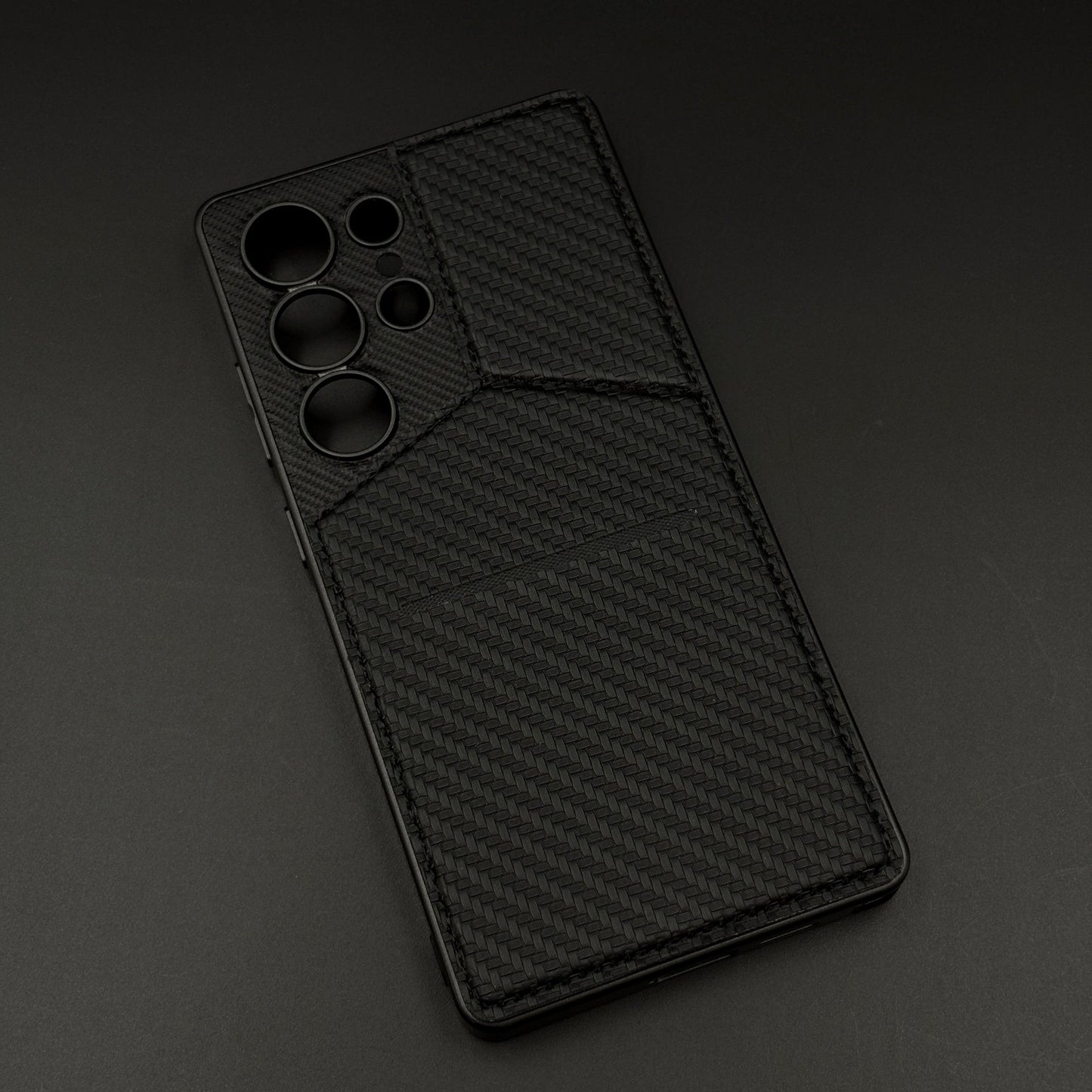 Leather Cardholder Kickstand Case for Samsung Galaxy S25 Ultra | Enhanced Camera Guard | Luxury Edition