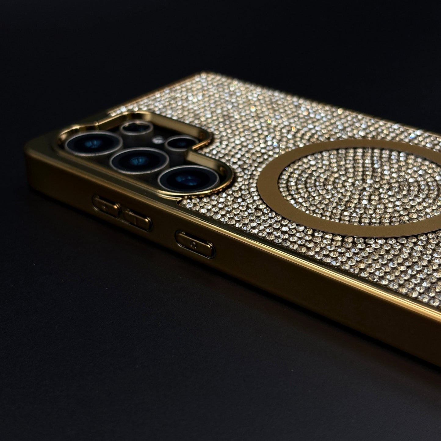 Diamond Glitter MagSafe Case for Samsung Galaxy S24 Ultra | Shimmer Finish | Protective Cover