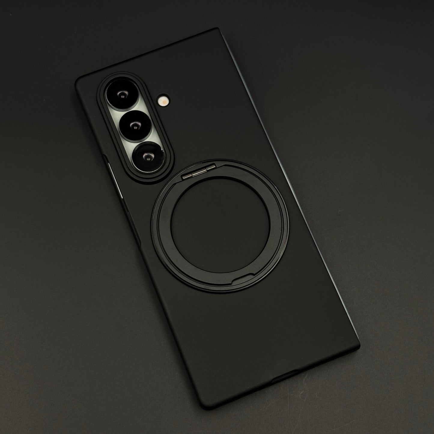 Slim Matte Case with Rotating Stand MagSafe for Samsung Galaxy Z Fold 7 | Front Screen Protector