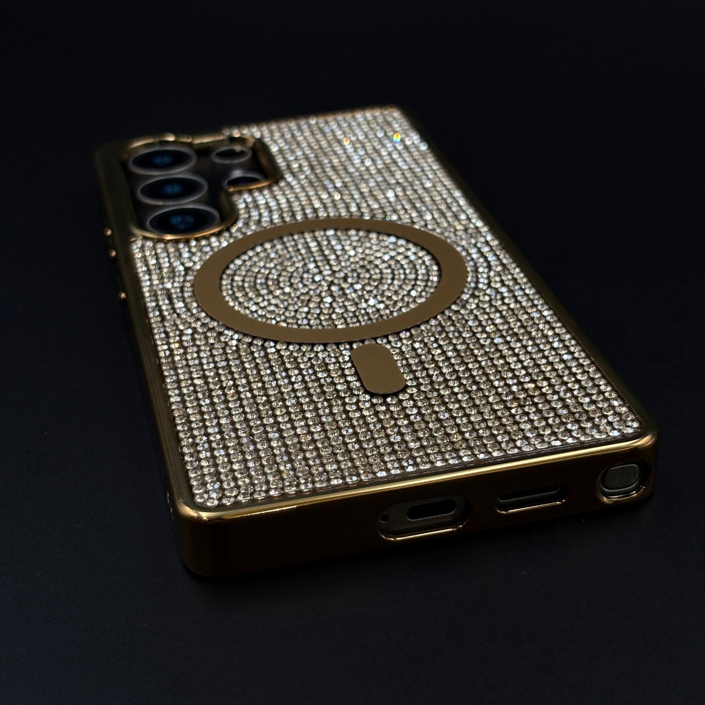 Diamond Glitter MagSafe Case for Samsung Galaxy S24 Ultra | Shimmer Finish | Protective Cover