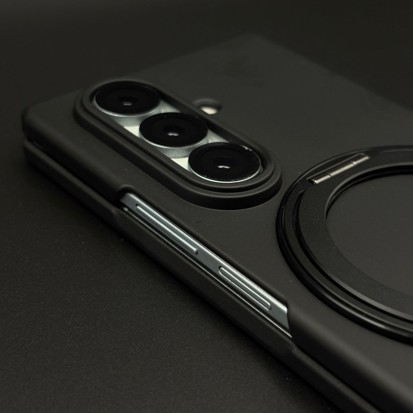 Slim Matte Case with Rotating Stand MagSafe for Samsung Galaxy Z Fold 7 | Front Screen Protector